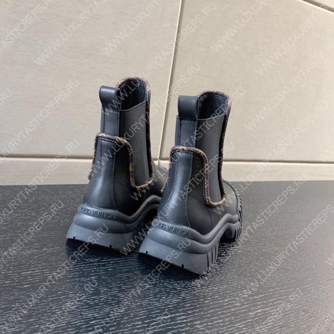 l**is V*t*n ruby flat ankle boots noir 1ab0fs