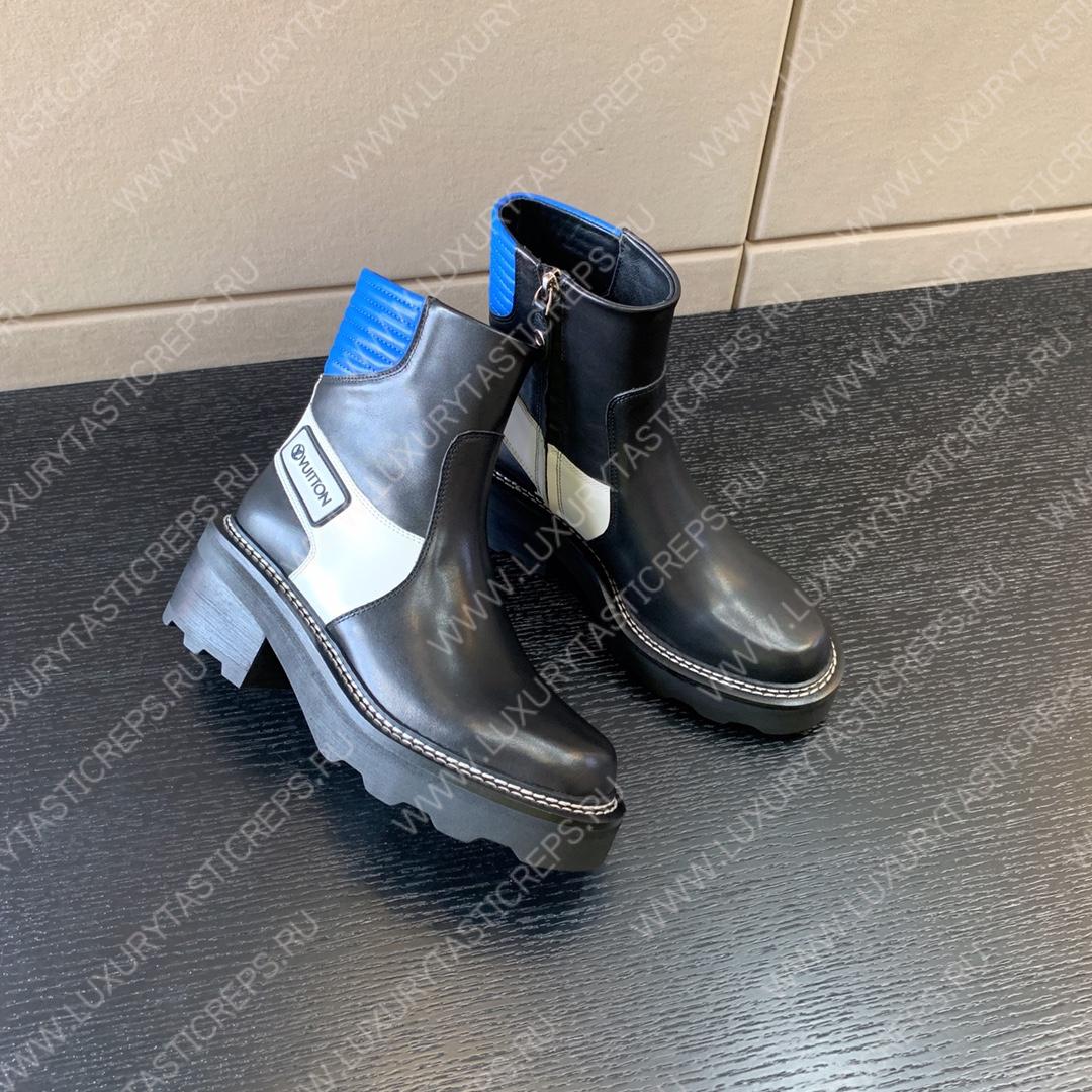 l**is V*t*n beaubourg ankle boots black and blue 1a9obp