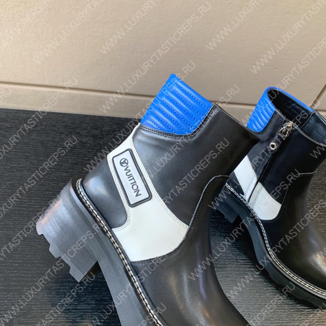l**is V*t*n beaubourg ankle boots black and blue 1a9obp
