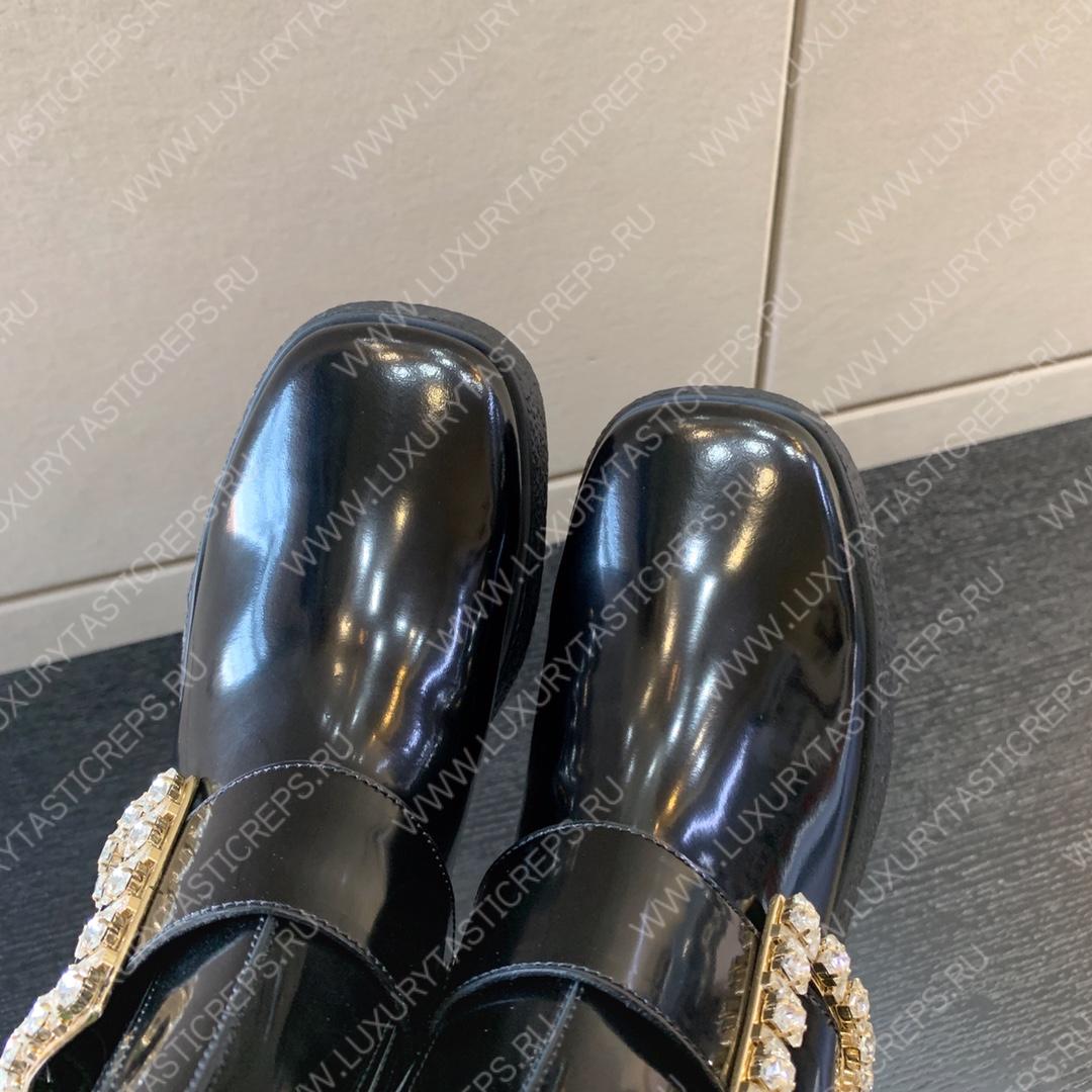 ROGER VIVIER VIV RANGERS ANKLE BOOTS BLACK RVW64233920QGW