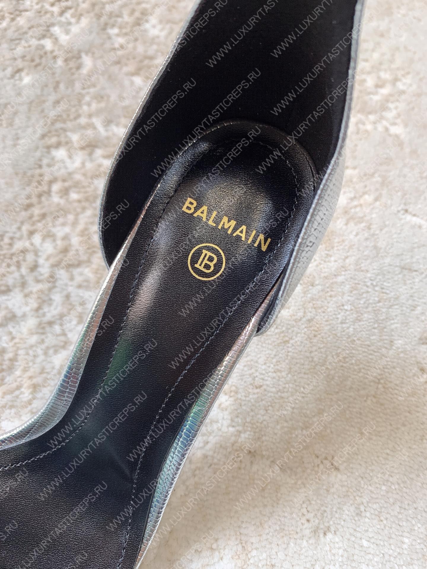 BALMAIN UMA SANDAL SILVER YN1UH742LVIT