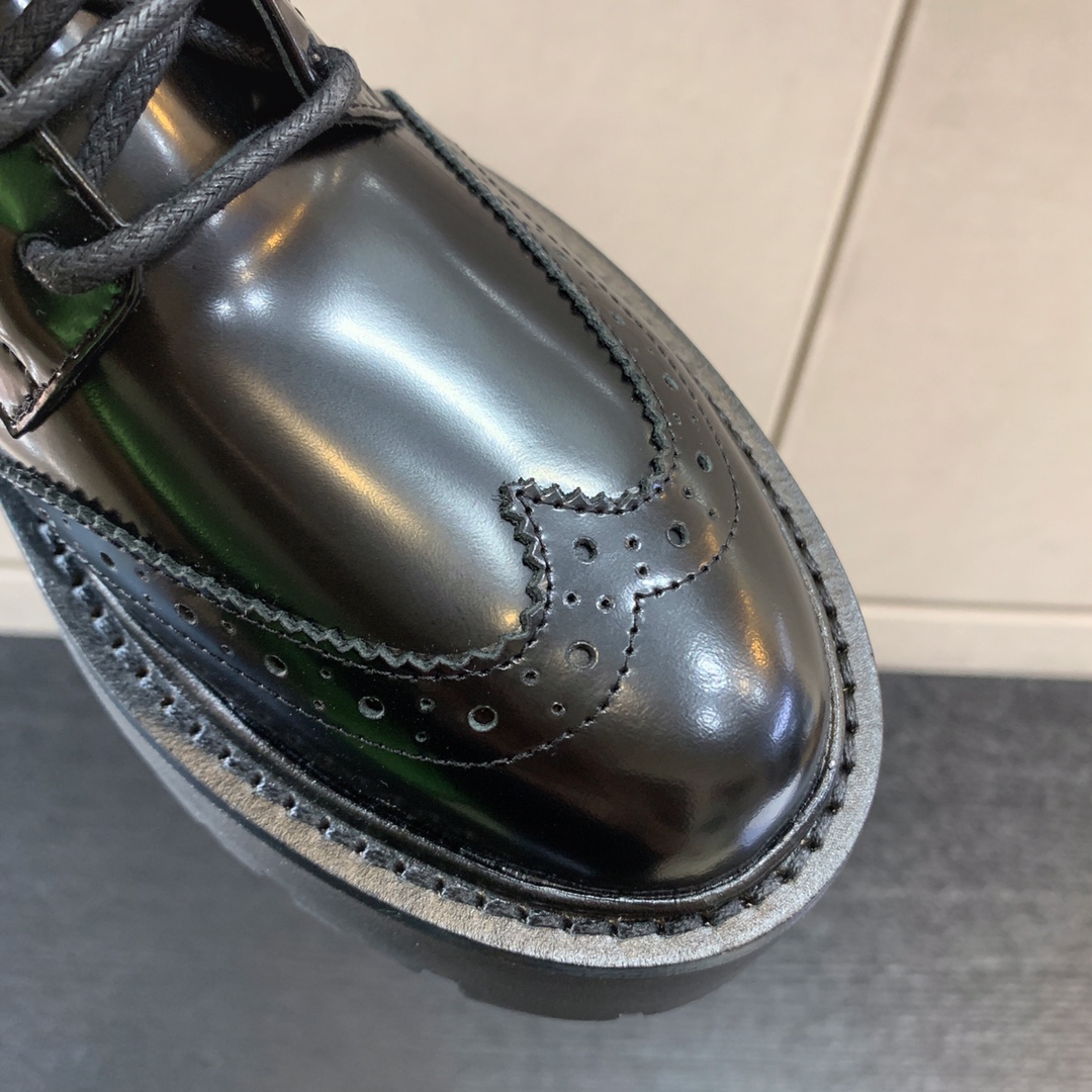 Ce**e bulky brogue derby loafers black 348443602c