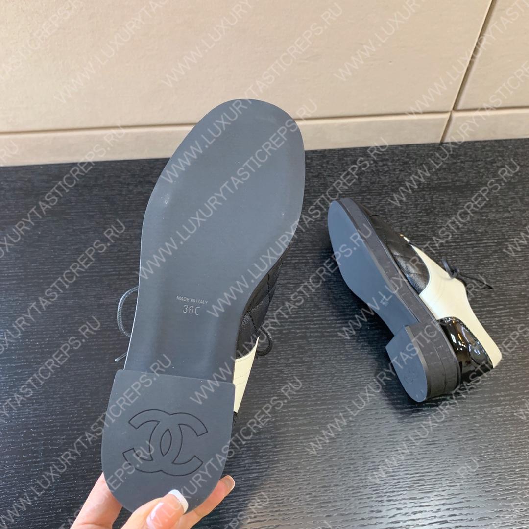 Ch*el sneakers black and white g39393