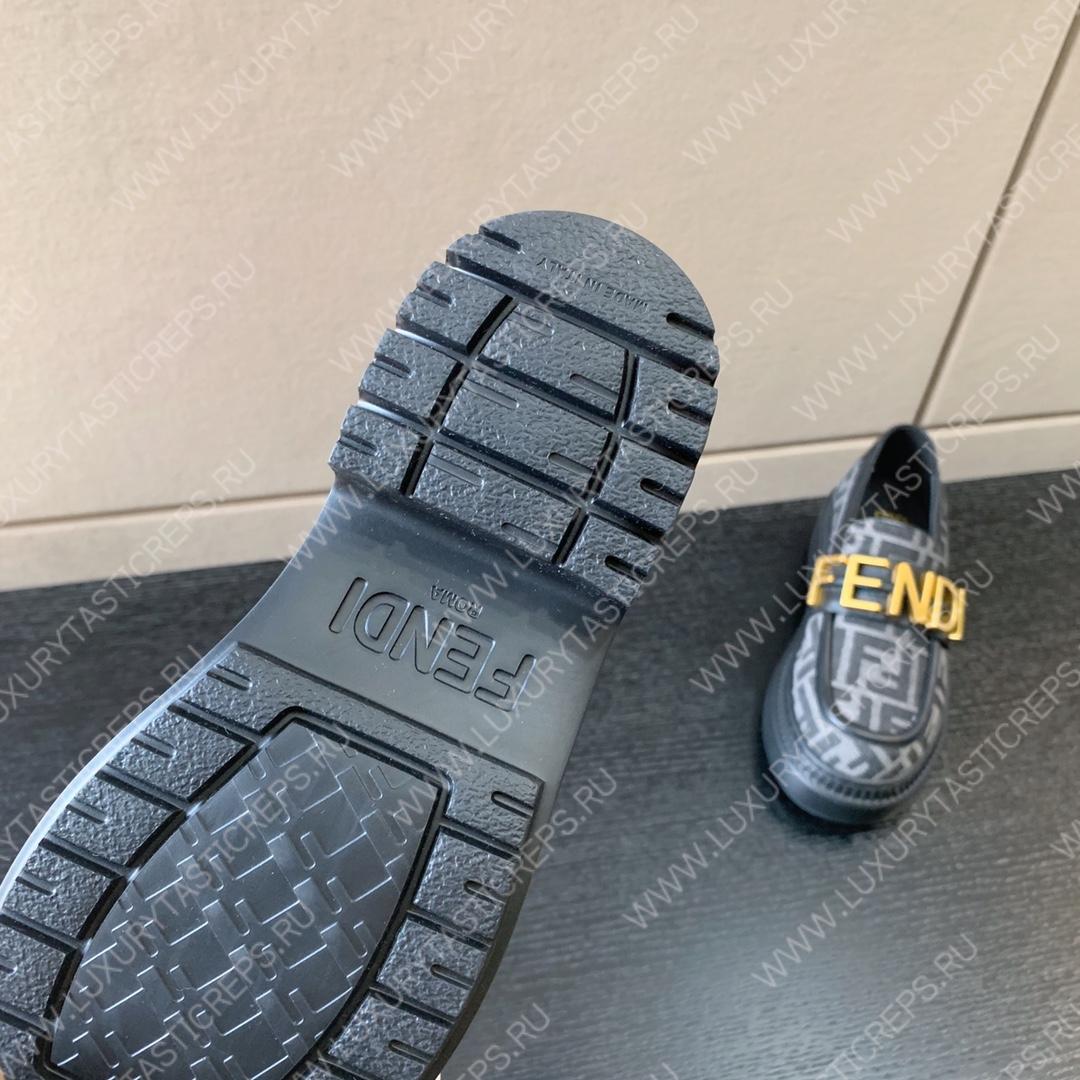 F**di F**digraphy loafers grey 8d838369ff0qa1