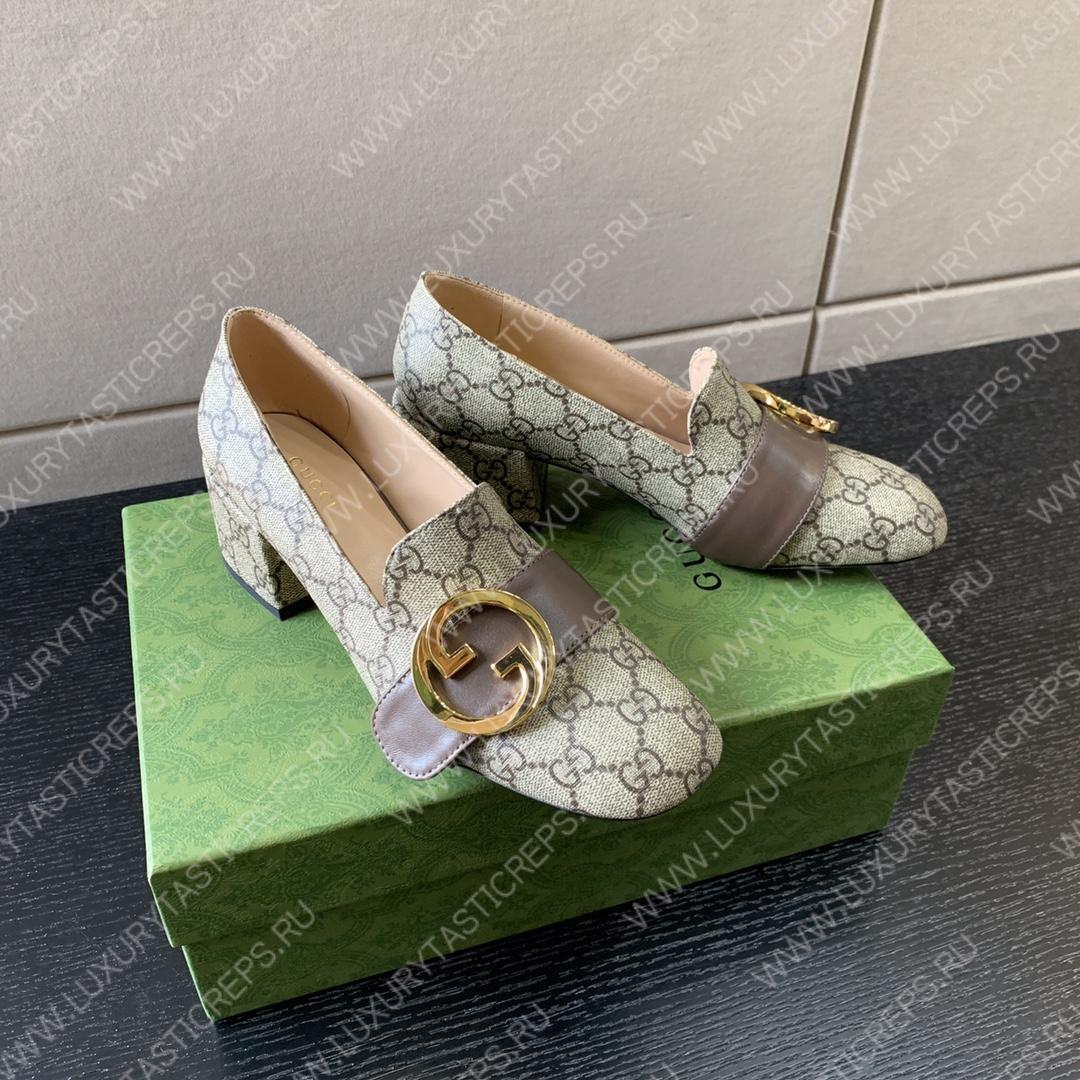 G*u*i gg loafers beige & camel 741407