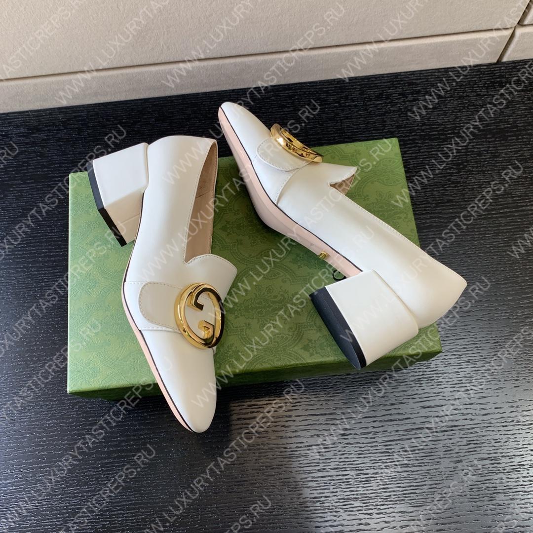 G*u*i gg loafers white 741407