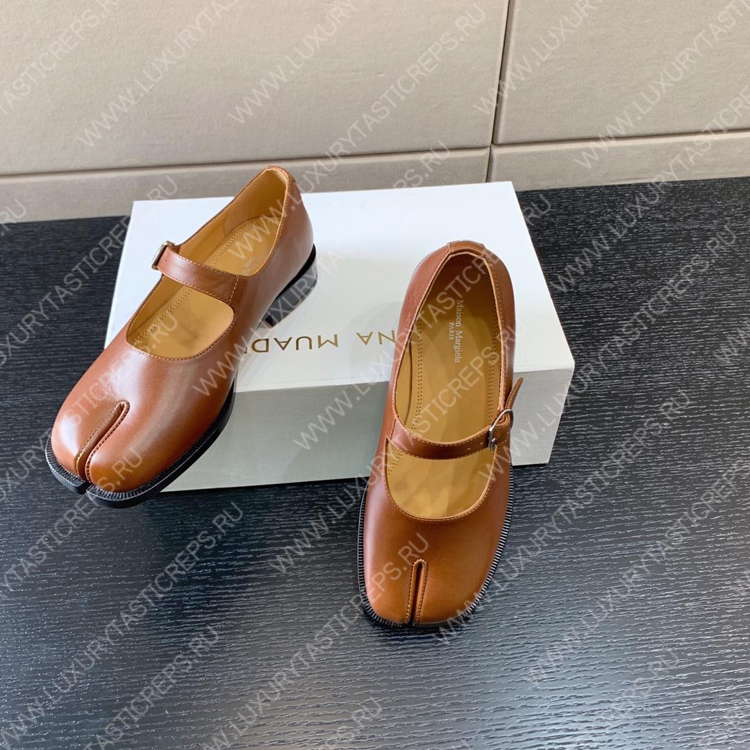 ma*s*n Ma*i*la tabi mary-janes brown s39wl0119p3292t8013