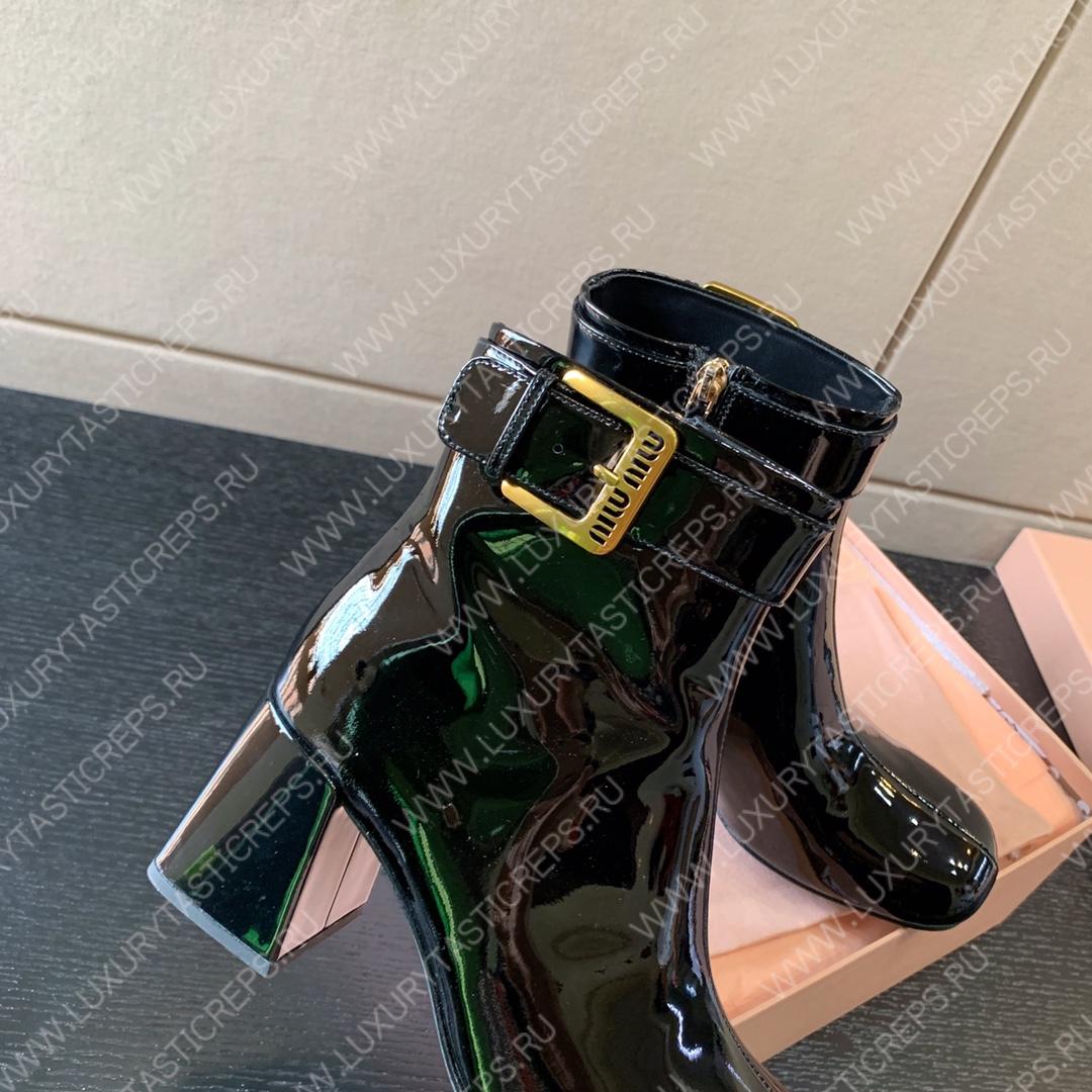 MIU MIU PLATFORM BOOTS BLACK 5UP065