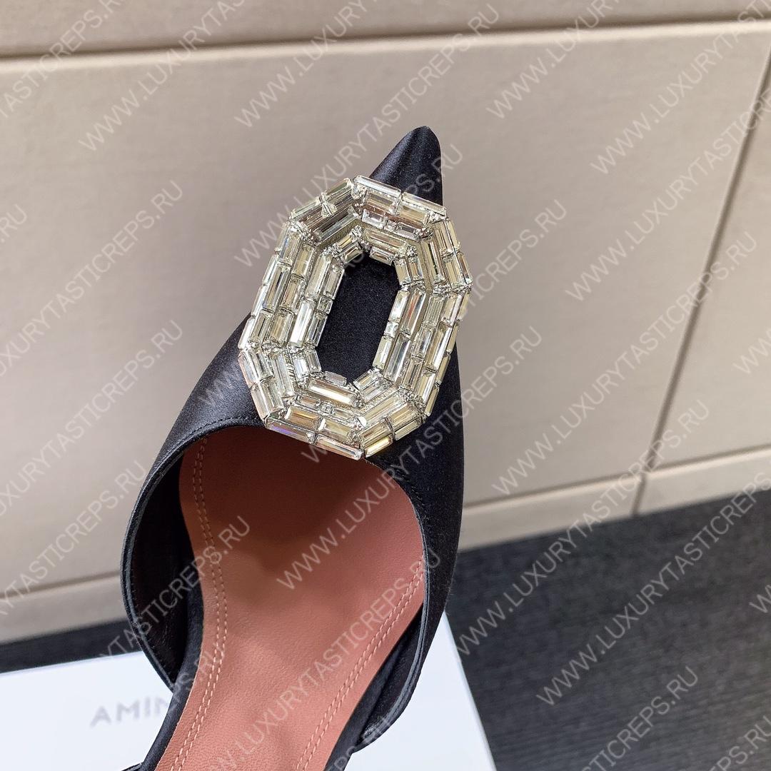 AMINA MUADDI CAMELIA SLING 105 BLACK AM9004