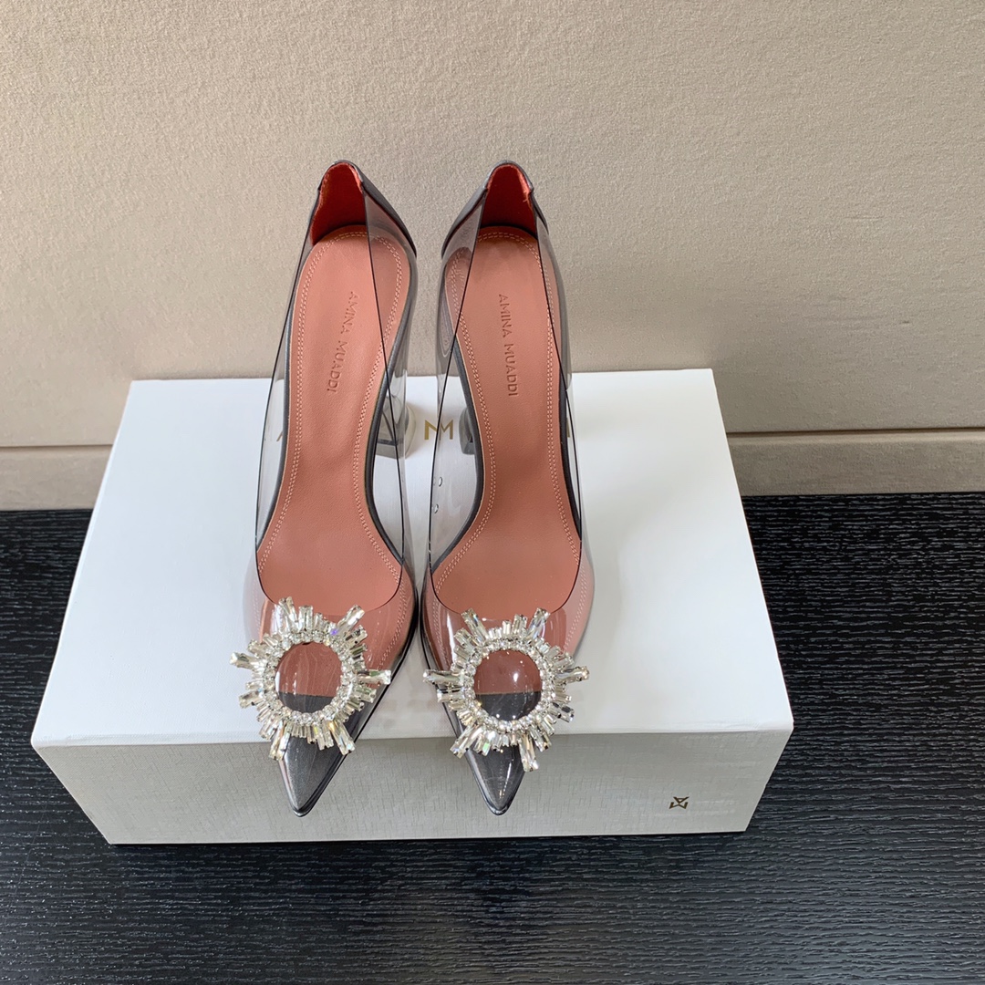 AMINA MUADDI BEGUM GLASS PUMP GREY AM8002
