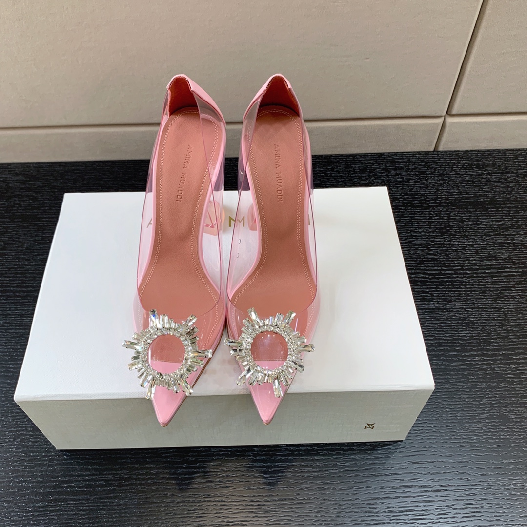 AMINA MUADDI BEGUM GLASS PUMP PINK AM8002