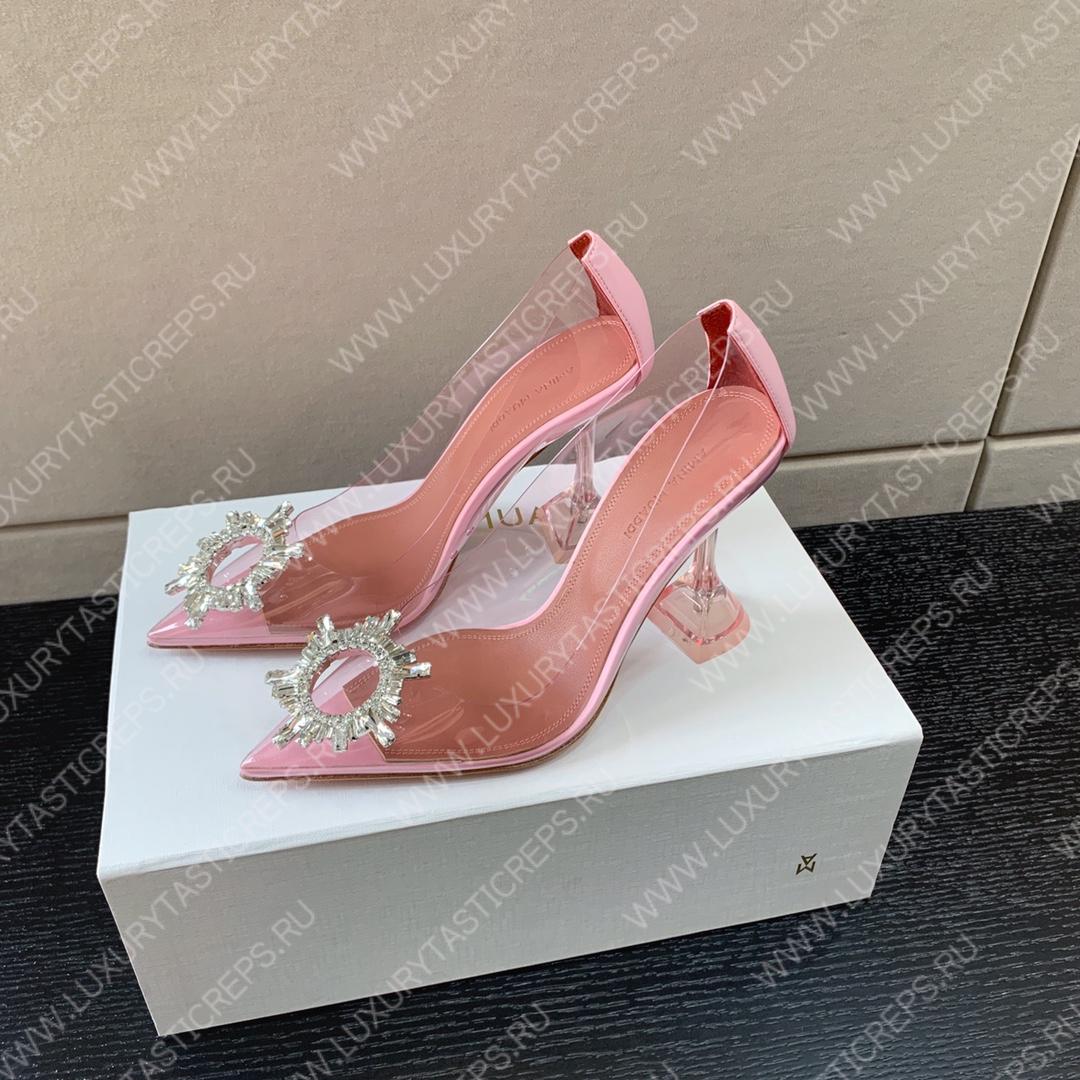 AMINA MUADDI BEGUM GLASS PUMP PINK AM8002