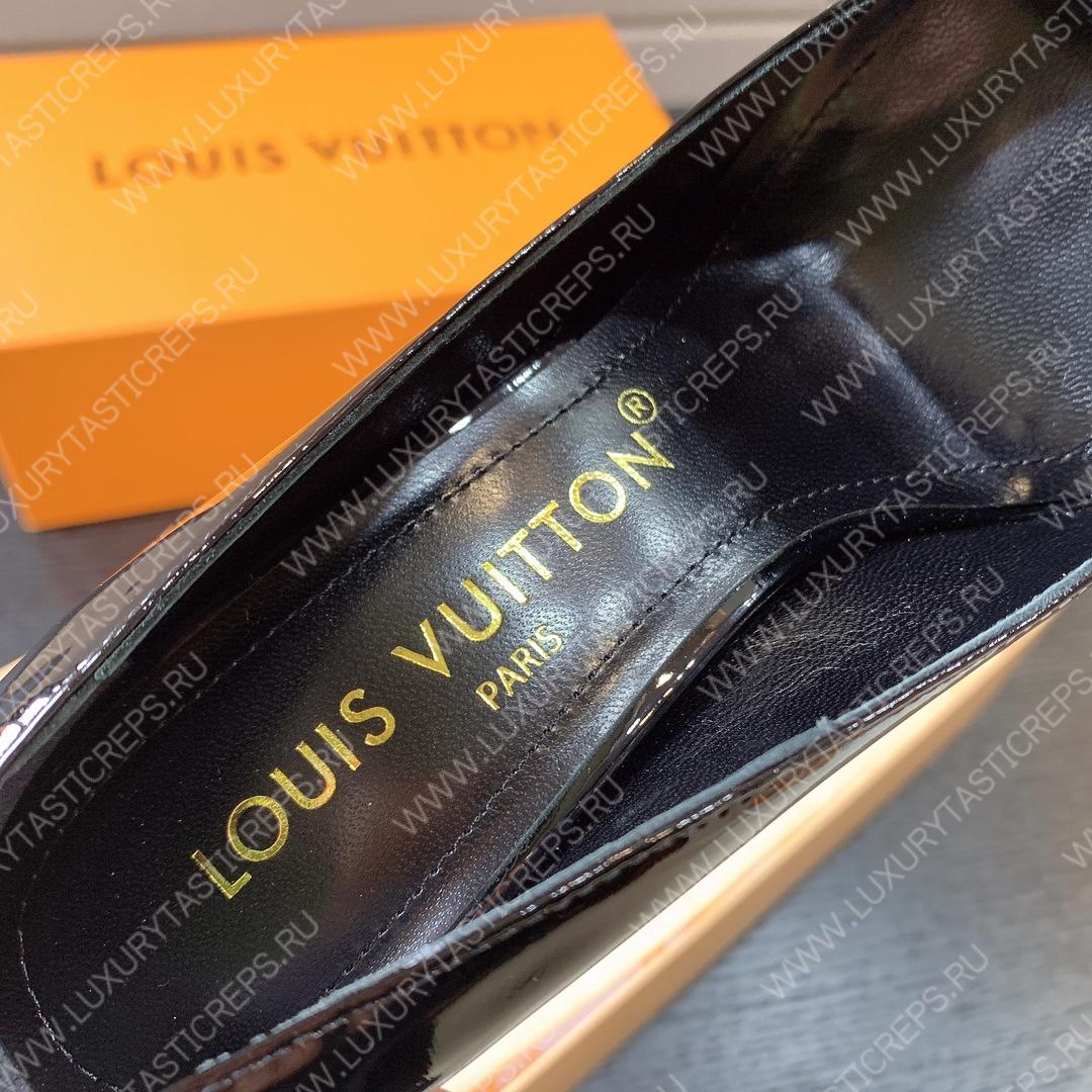 L**is vitton shake pumps leather black 1ab2kc