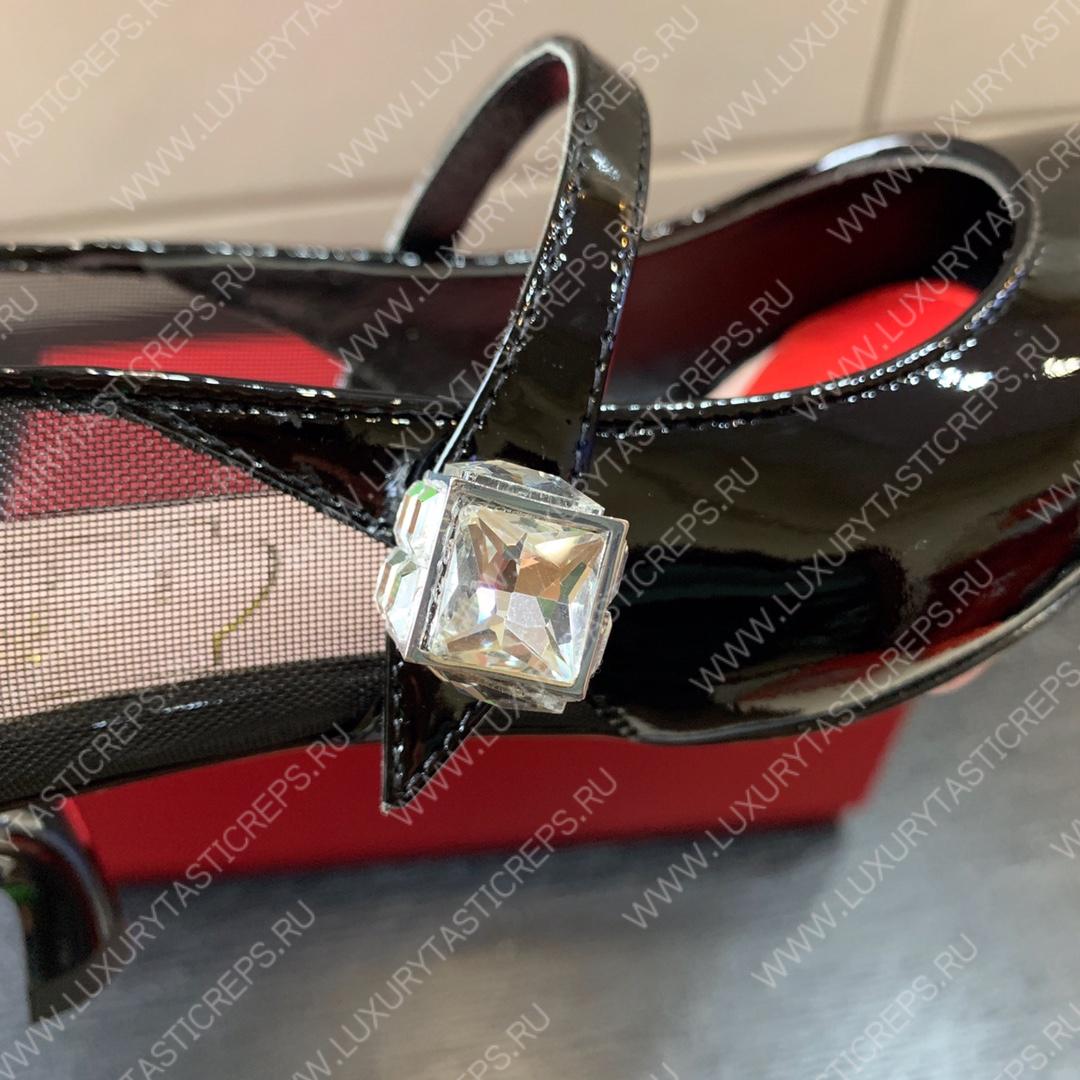 ROGER VIVIER VIRGULE BABIES PUMPS BLACK RVW63834