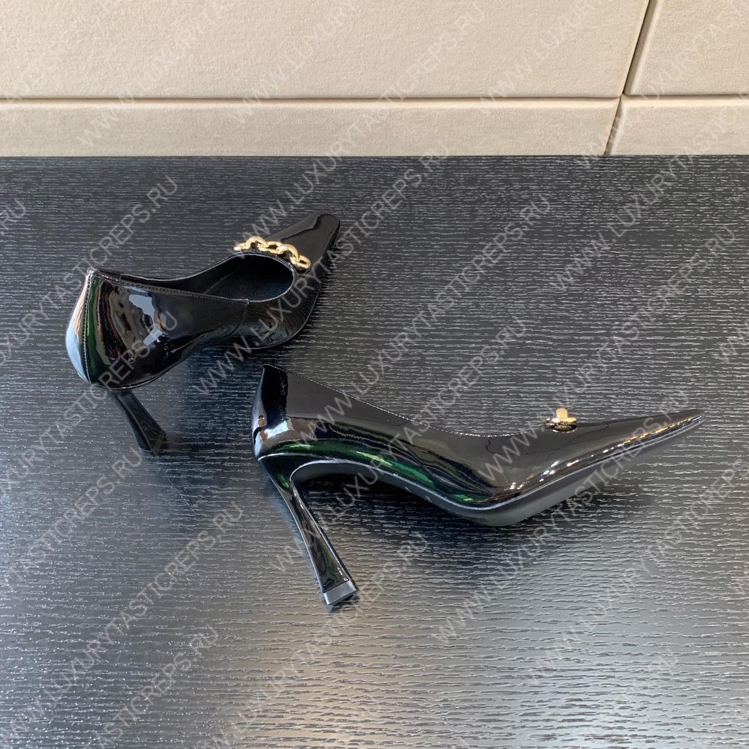 YVES SAINT LAURENT TOM 40 T.DREAM SLING BACK PUMPS NERO 7091741TVKK