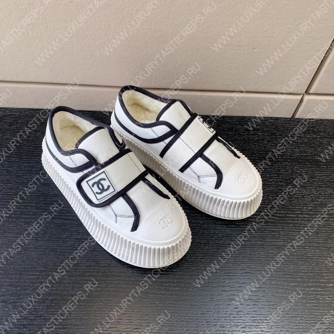 Ch*el sneakers black and white g39978