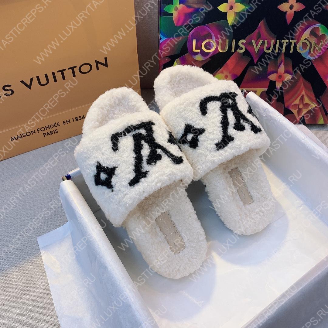 l**is V*t*n paseo flat comfort mule white/black 1a8vgh