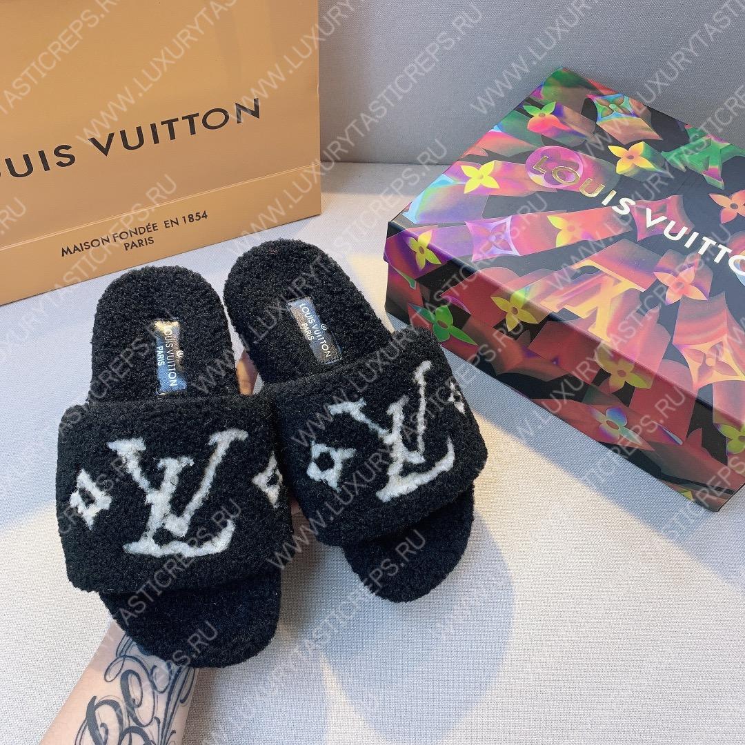 L**is vitton paseo flat comfort mule noir 1a8zin