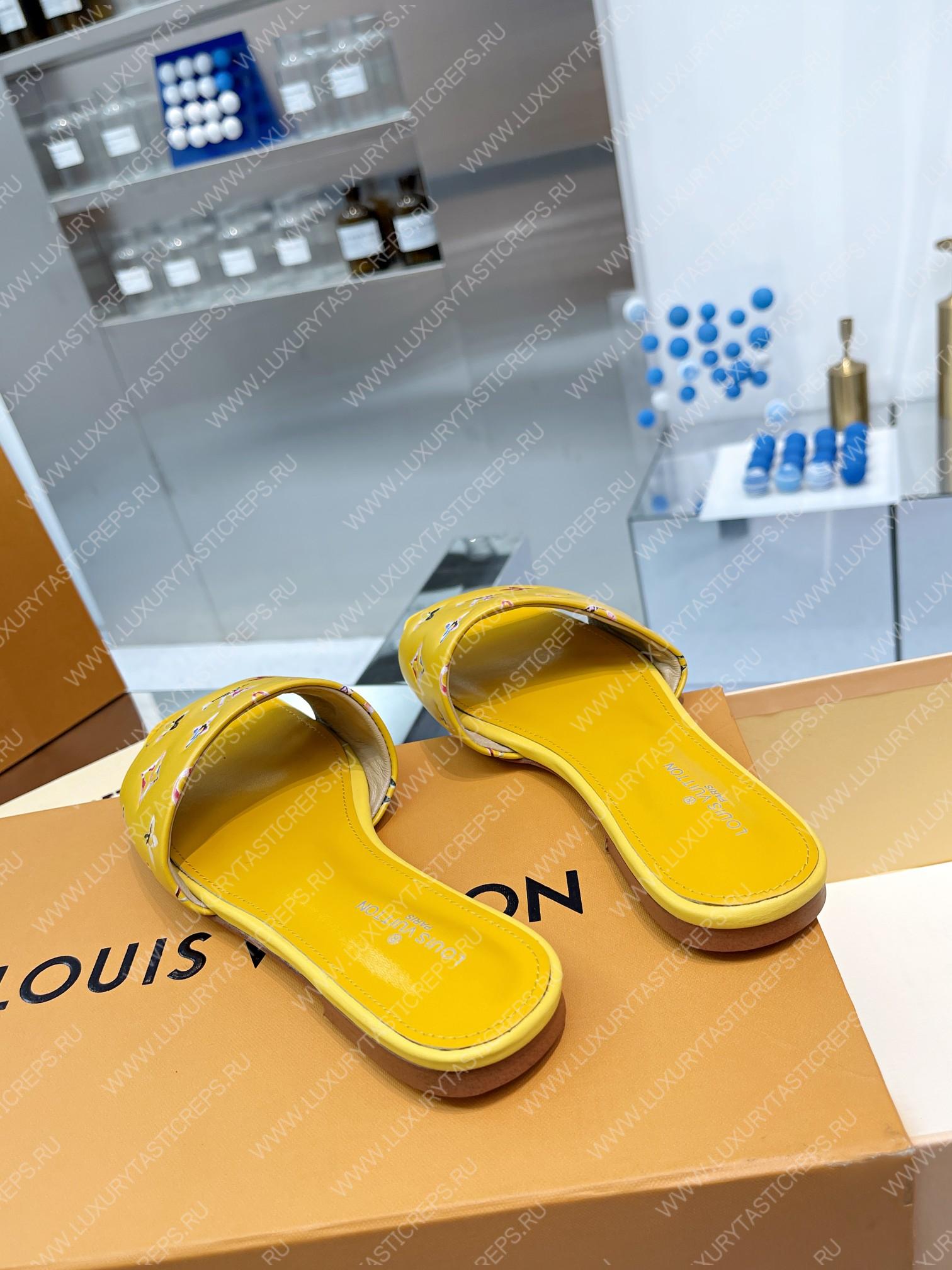 l**is V*t*n revival flat mules yellow 1aaor5