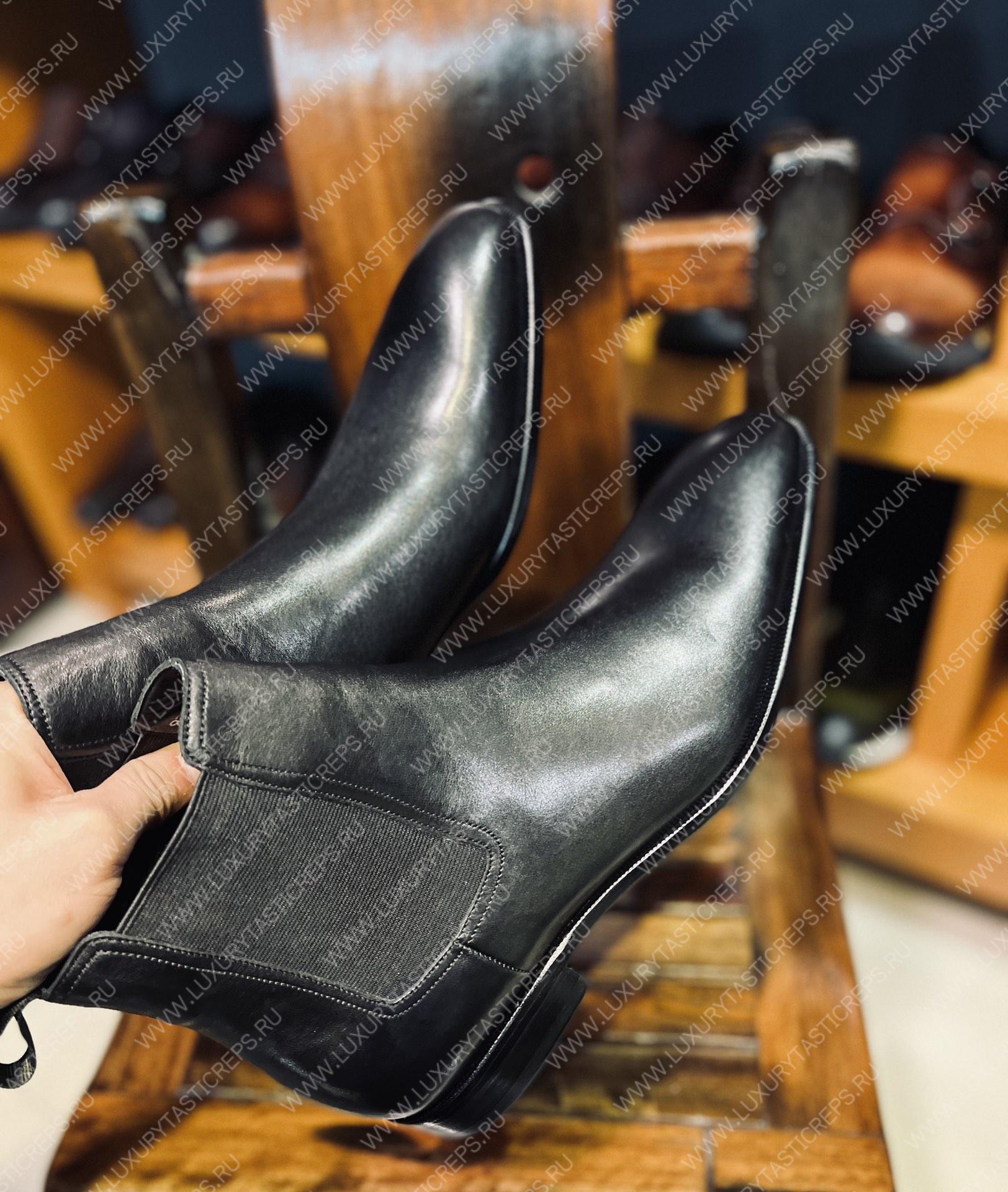 BERLUTI CARACTERE CAPRI BOOT NERO GRGIO S3644