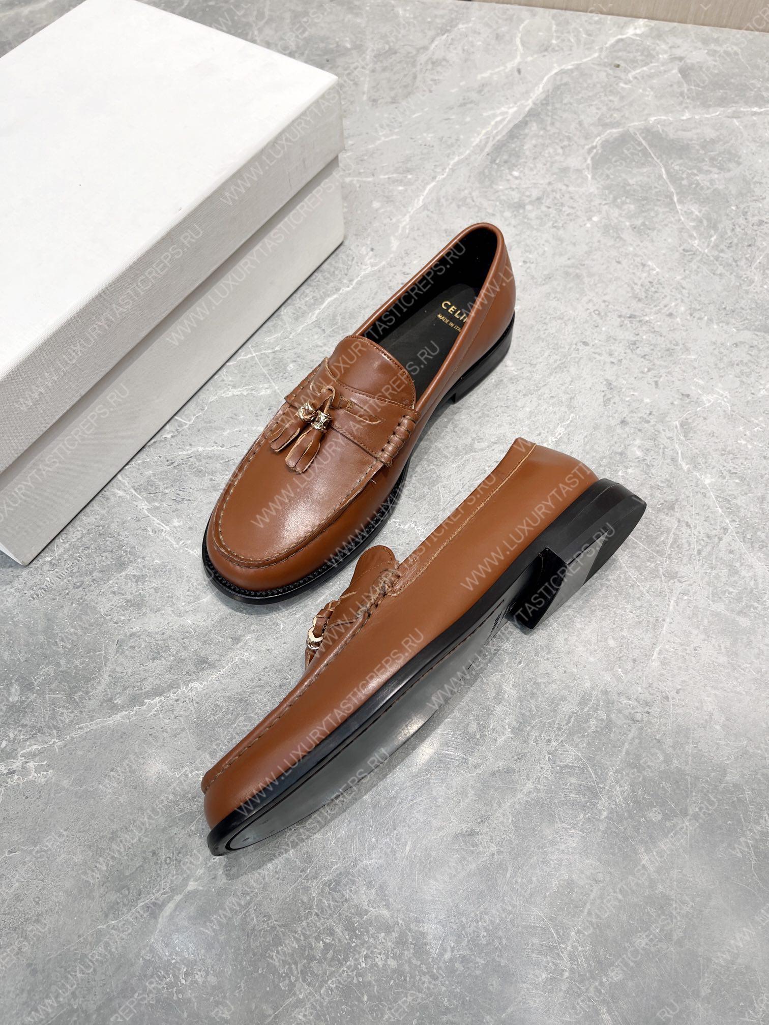 Ce**e luco triomphe leather loafer brown 2039fr9