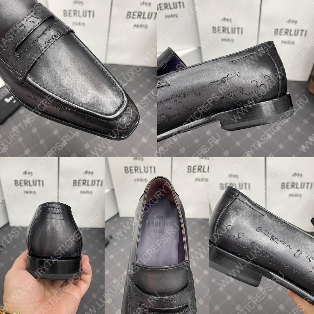 BERLUTI LOAFERS BLACK S1411-V1
