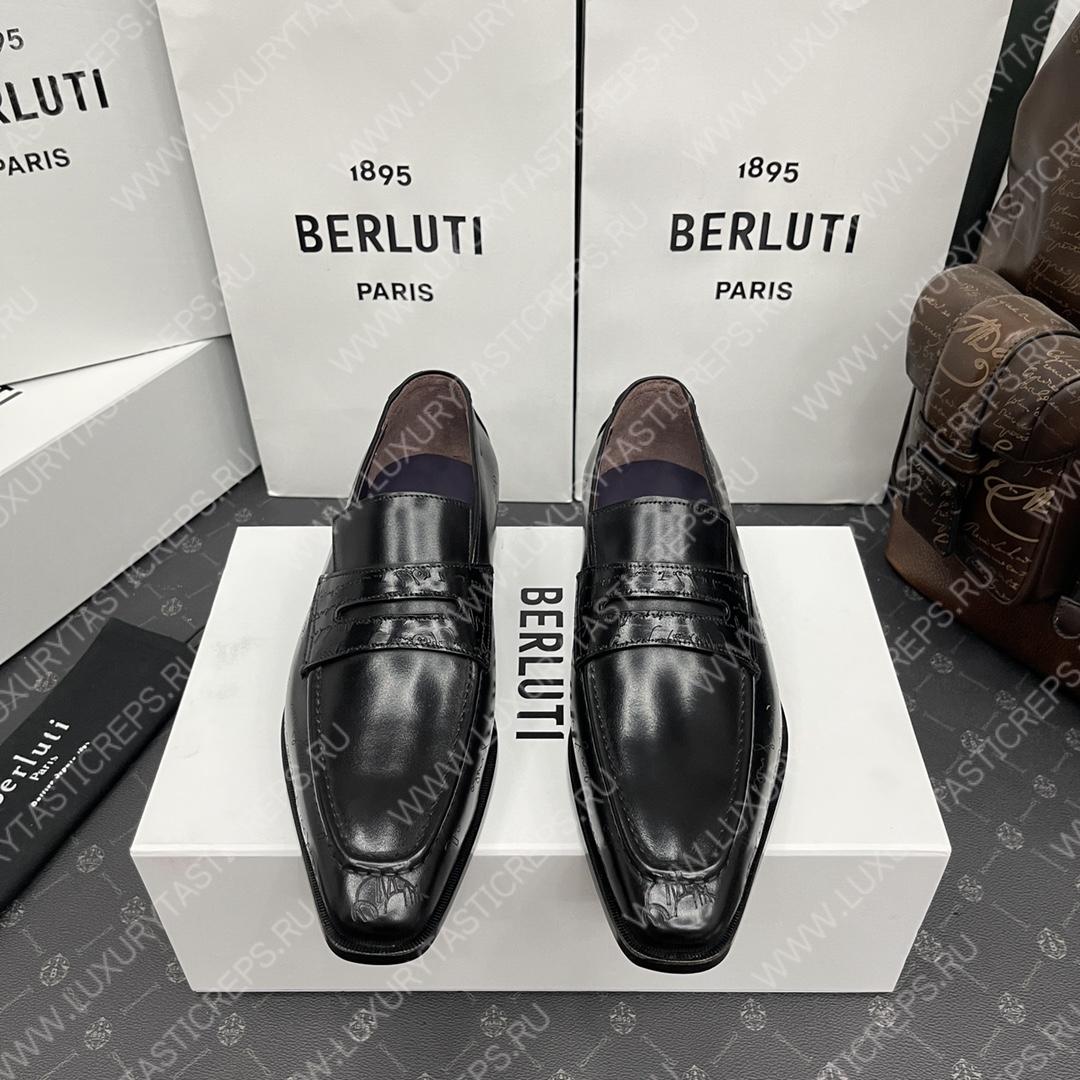 BERLUTI LOAFERS BLACK S1411-V1