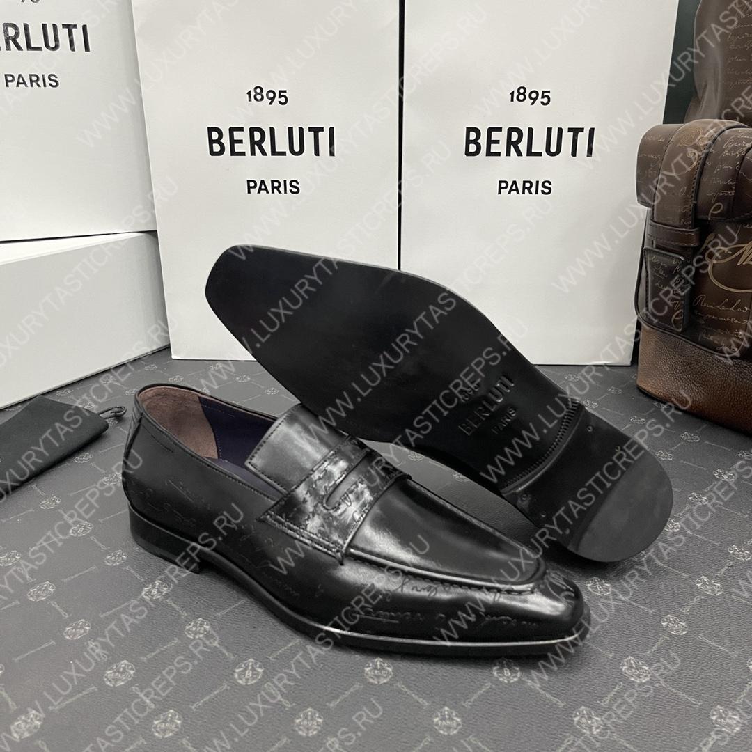 BERLUTI LOAFERS BLACK S1411-V1