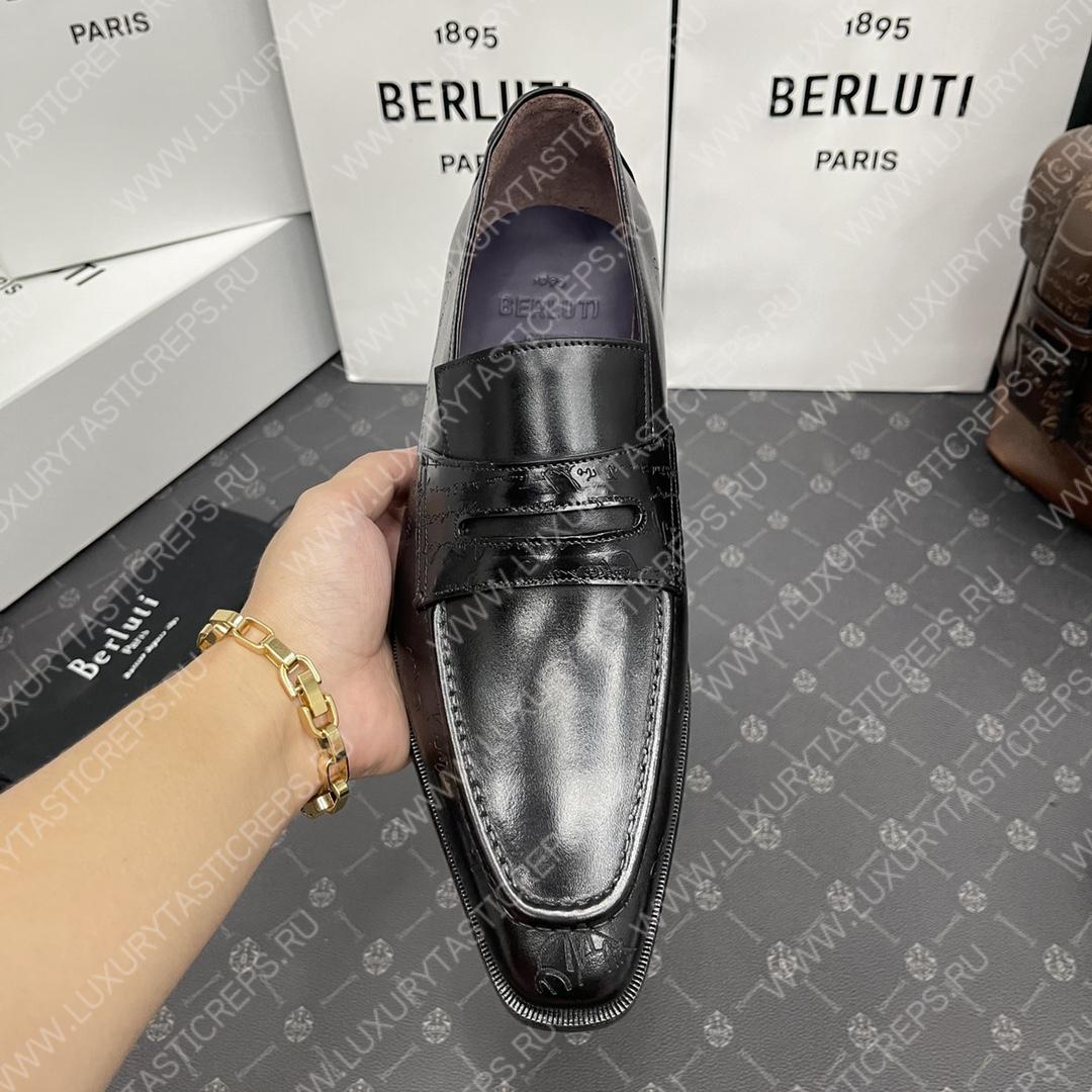 BERLUTI LOAFERS BLACK S1411-V1