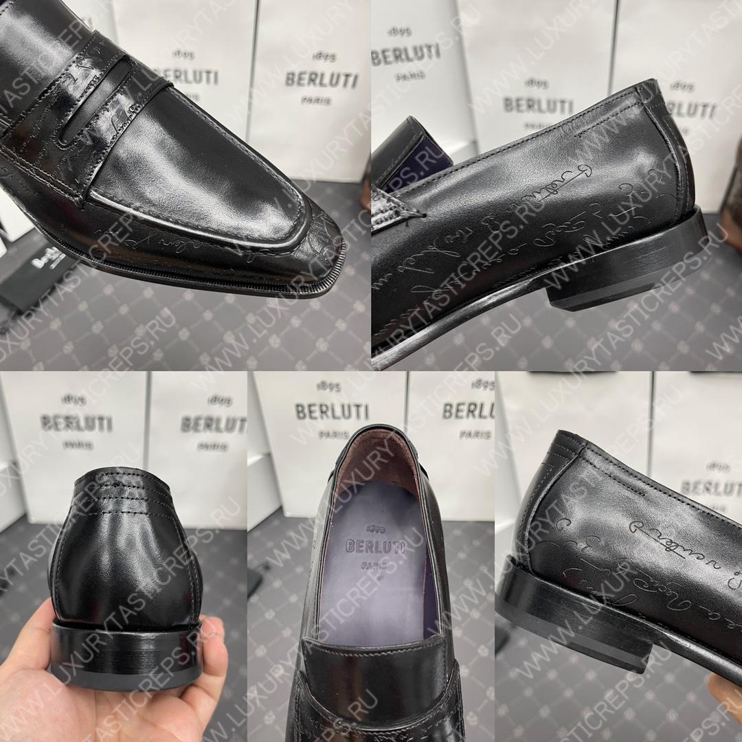 BERLUTI LOAFERS BLACK S1411-V1
