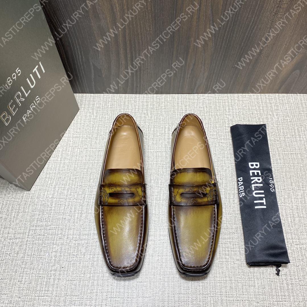 BERLUTI LORENZO DRIVE LOAFER COCOA S6066-S34