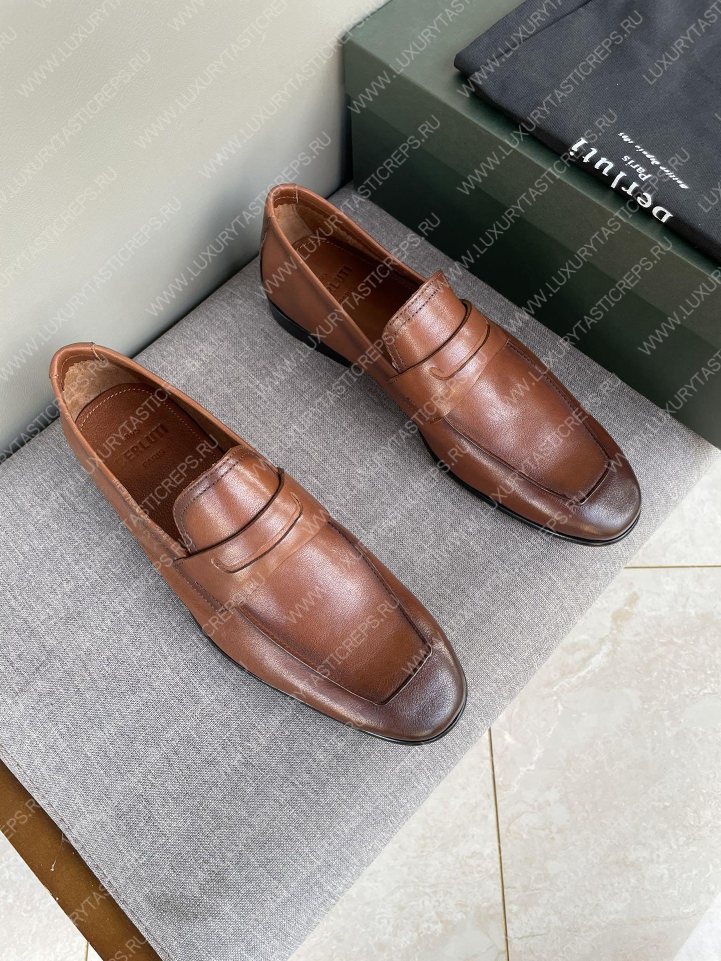 BERLUTI LOAFERS BROWN S4567