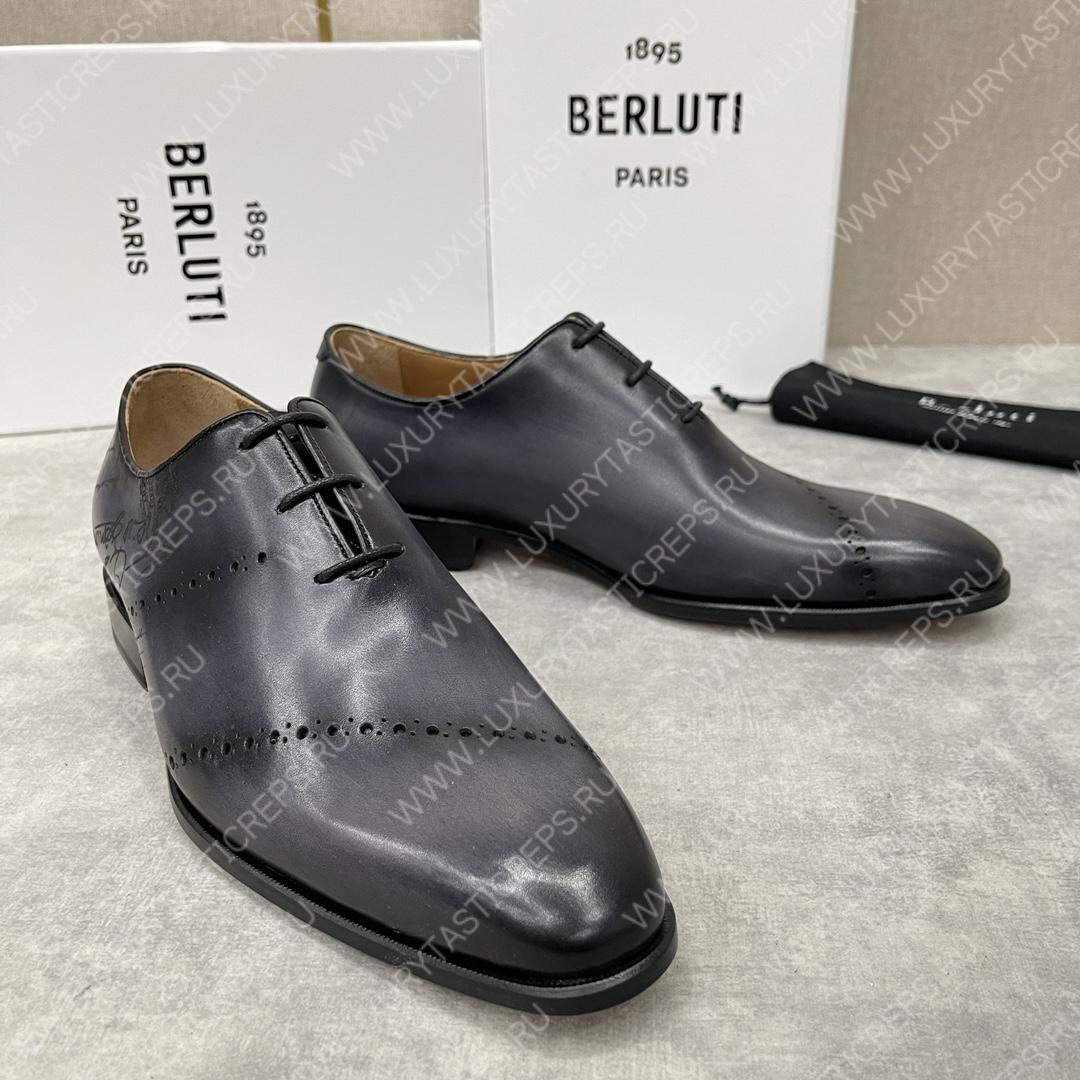 BERLUTI OXFORDS BLACK S0770-V1