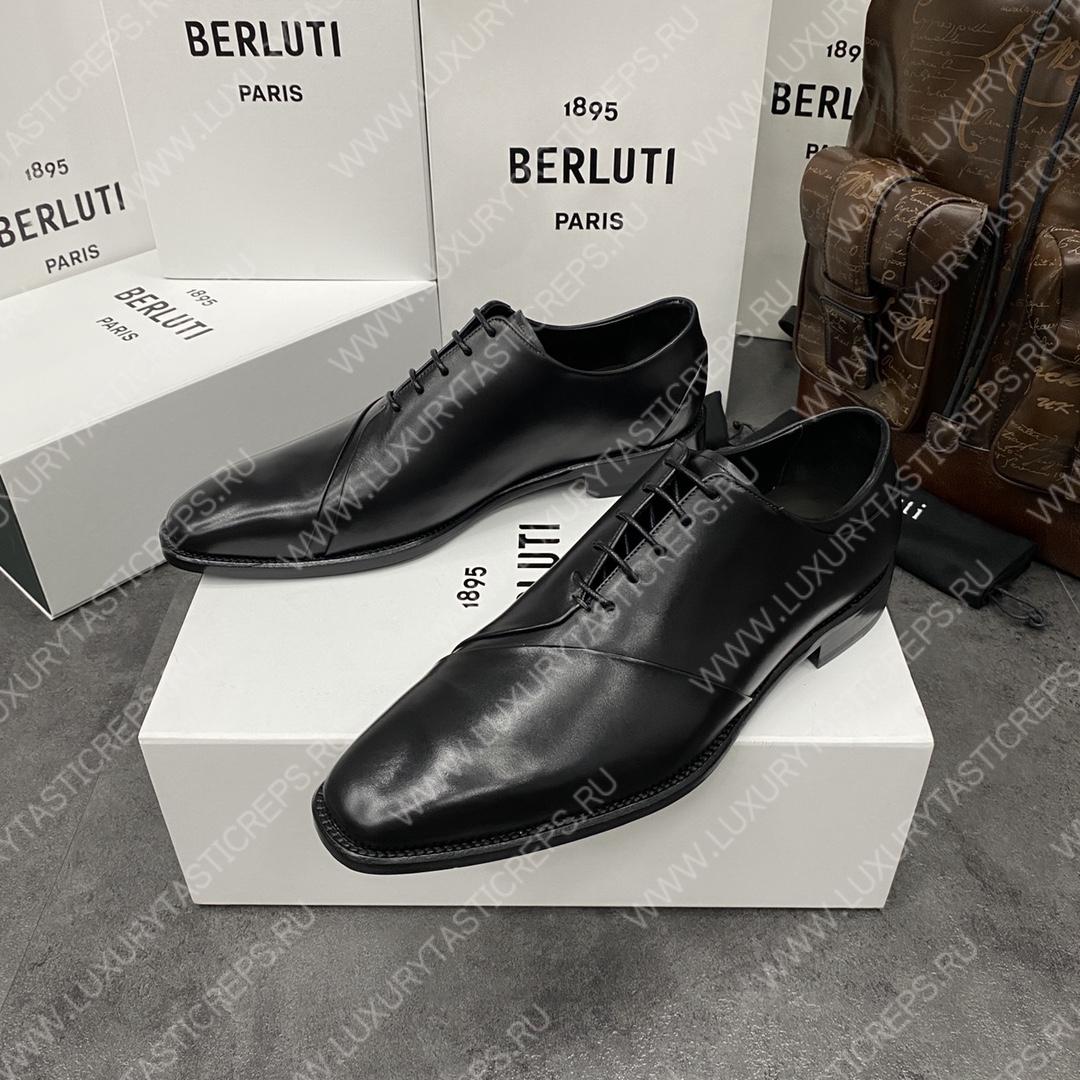 BERLUTI GASPARD GALET BLACK 76008-V1