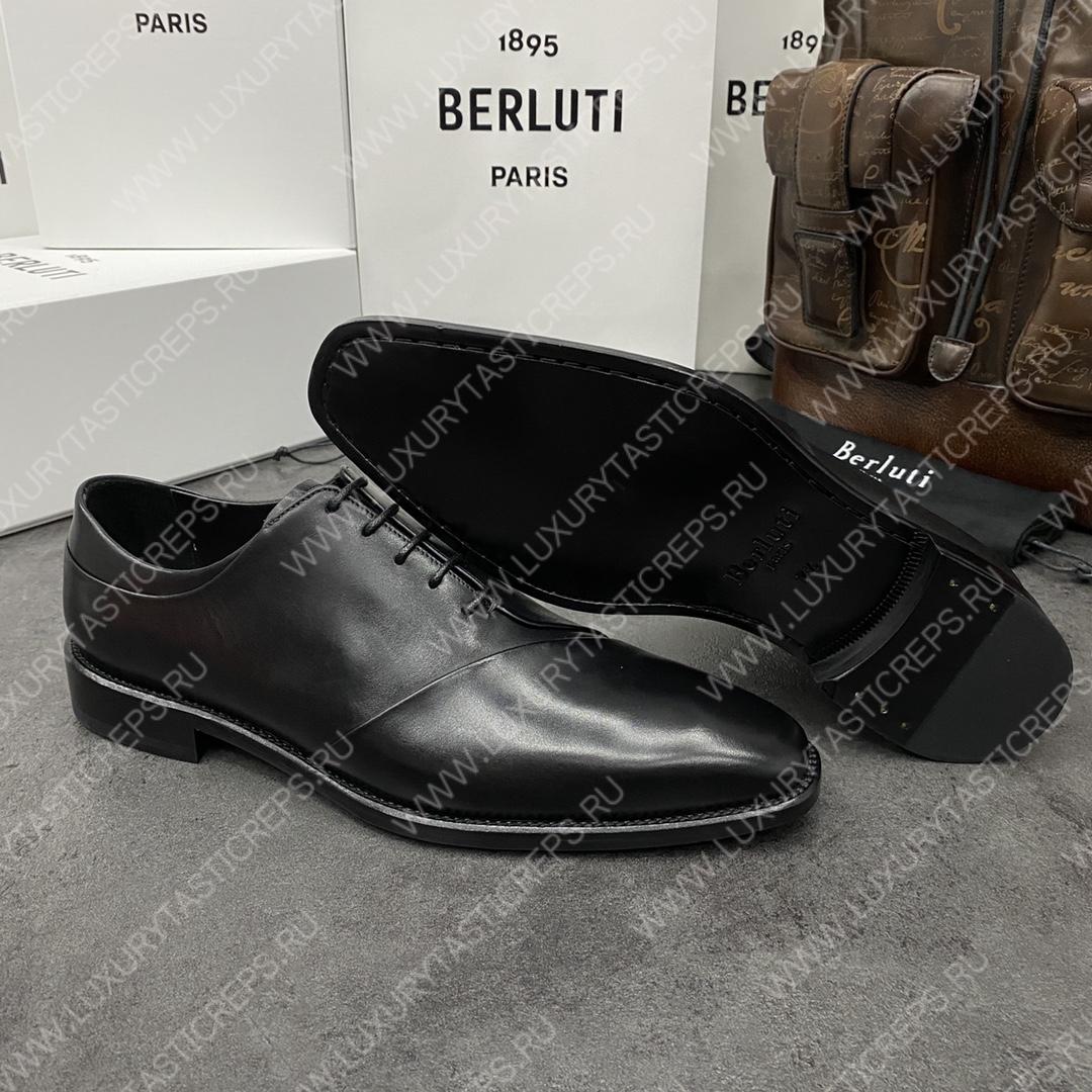 BERLUTI GASPARD GALET BLACK 76008-V1