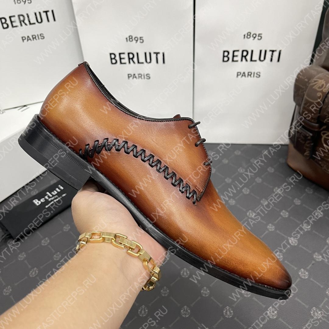 BERLUTI SCRITTO TOBACCO S4905-V2