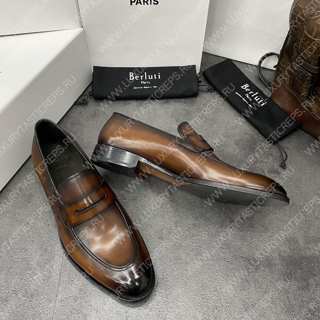 BERLUTI COUTURE DEMESURE LOAFER BROWN S5581-V1
