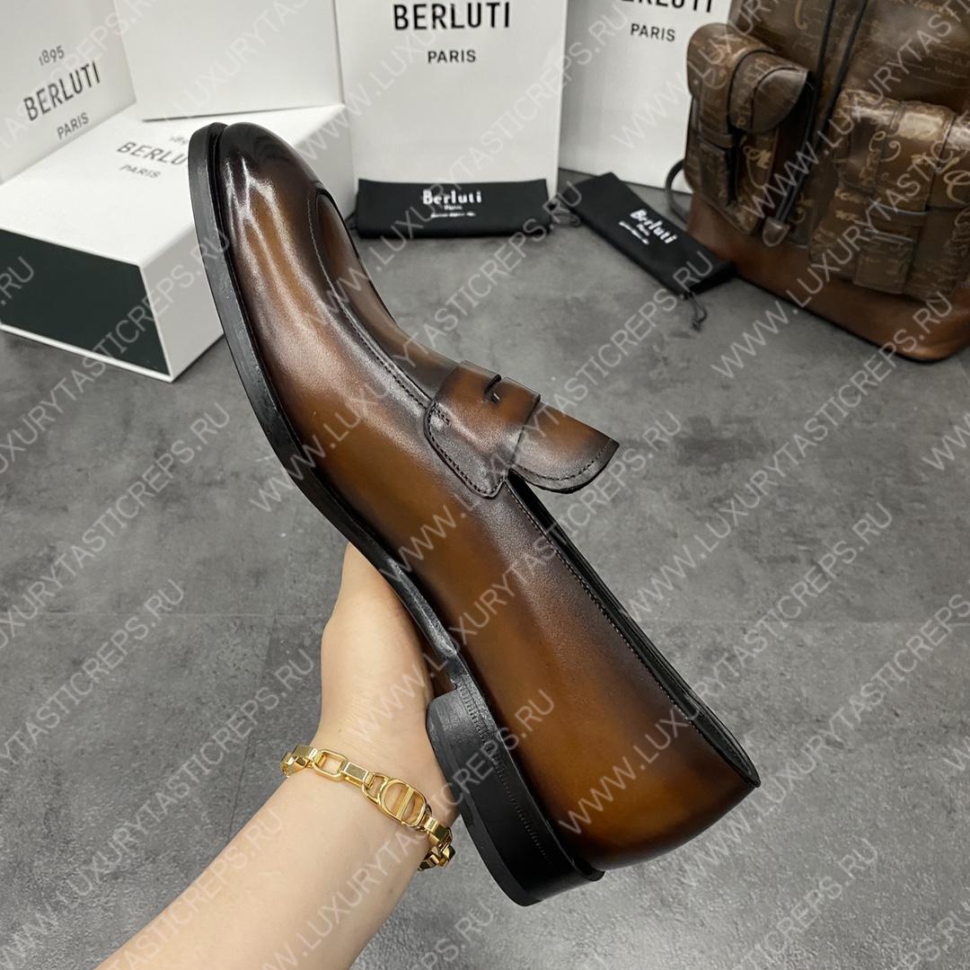 BERLUTI COUTURE DEMESURE LOAFER BROWN S5581-V1