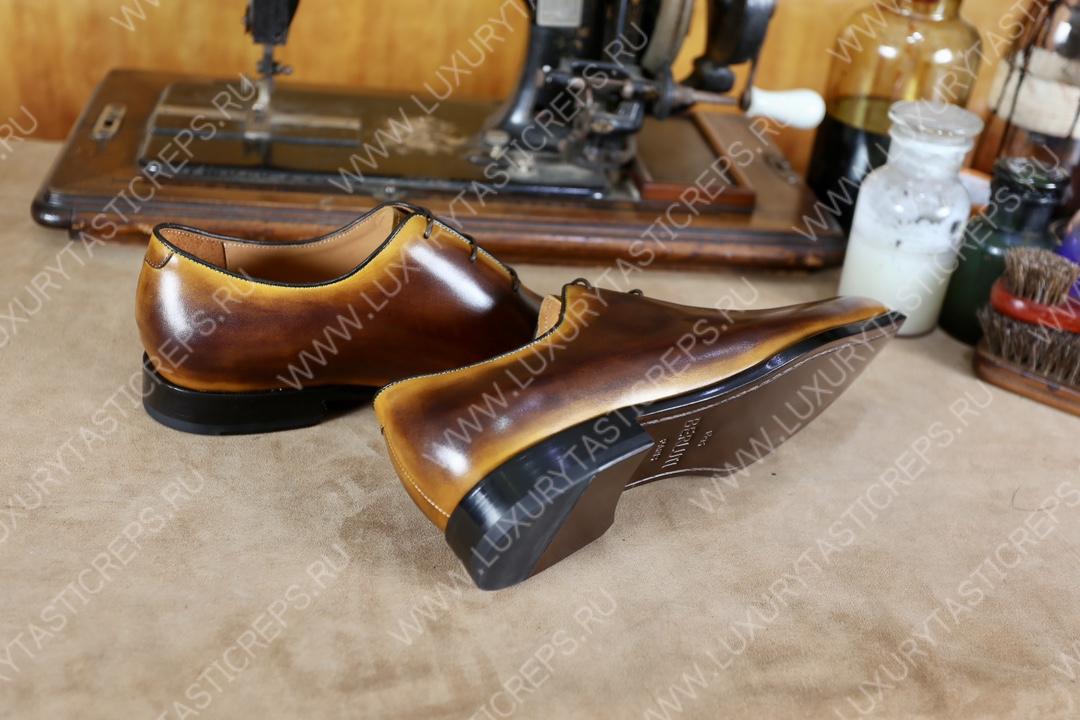 BERLUTI ALESSANDRO GALET OXFORD BROWN S4505-V2