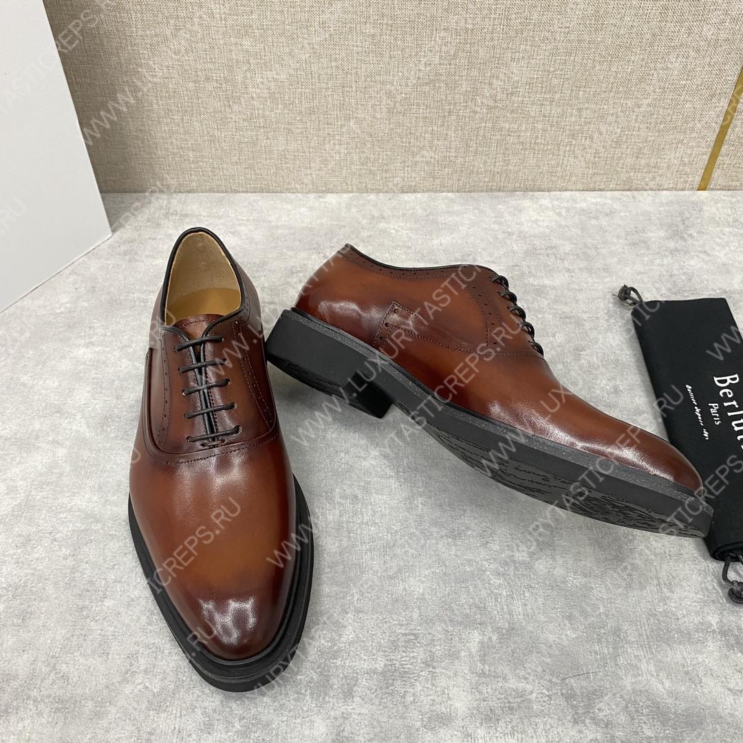 BERLUTI DEMESURE OXFORD INTENSE COCOA S5803-V1