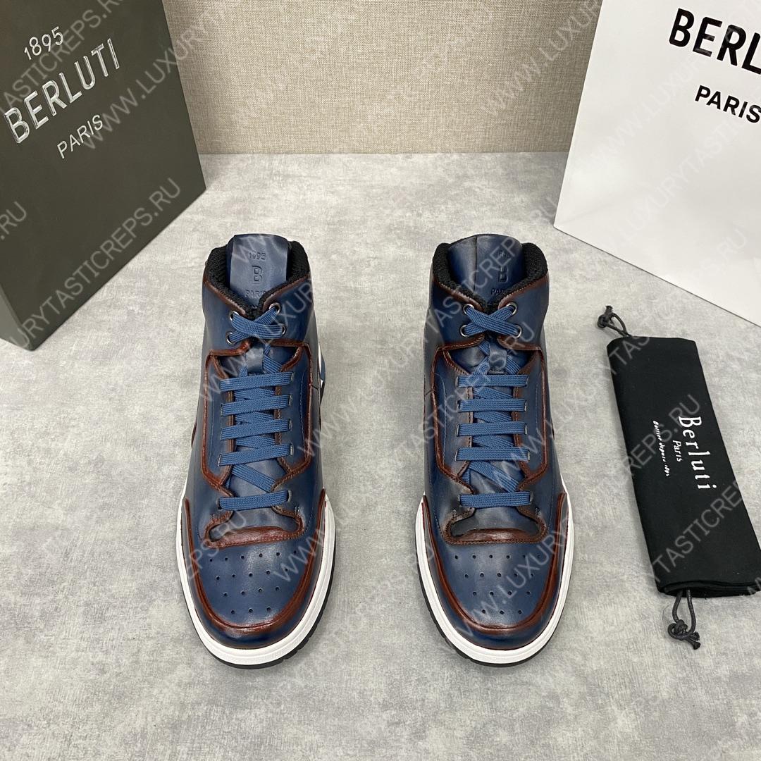 BERLUTI SNEAKERS BLUE S5798