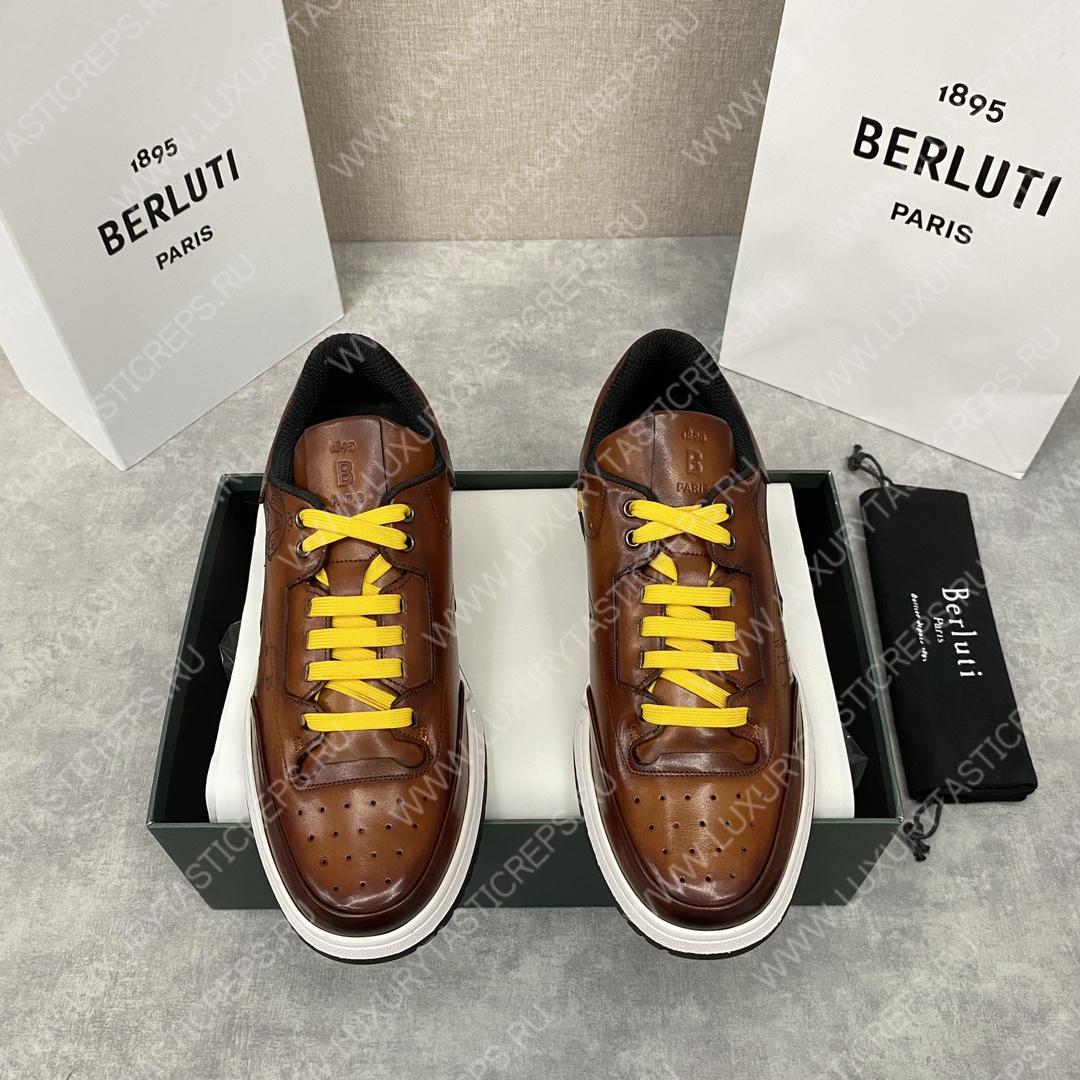 BERLUTI SNEAKERS BROWN S5867