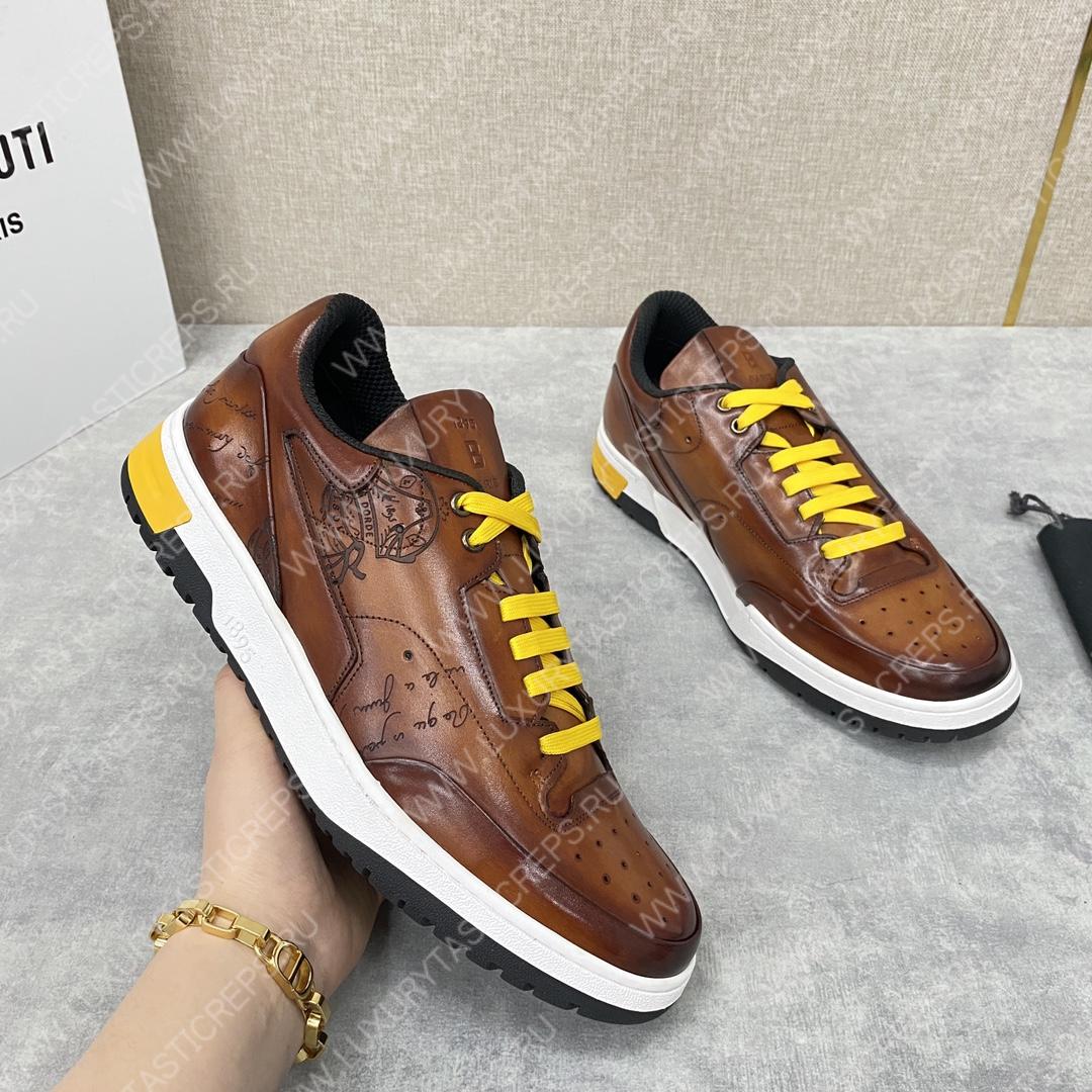 BERLUTI SNEAKERS BROWN S5867