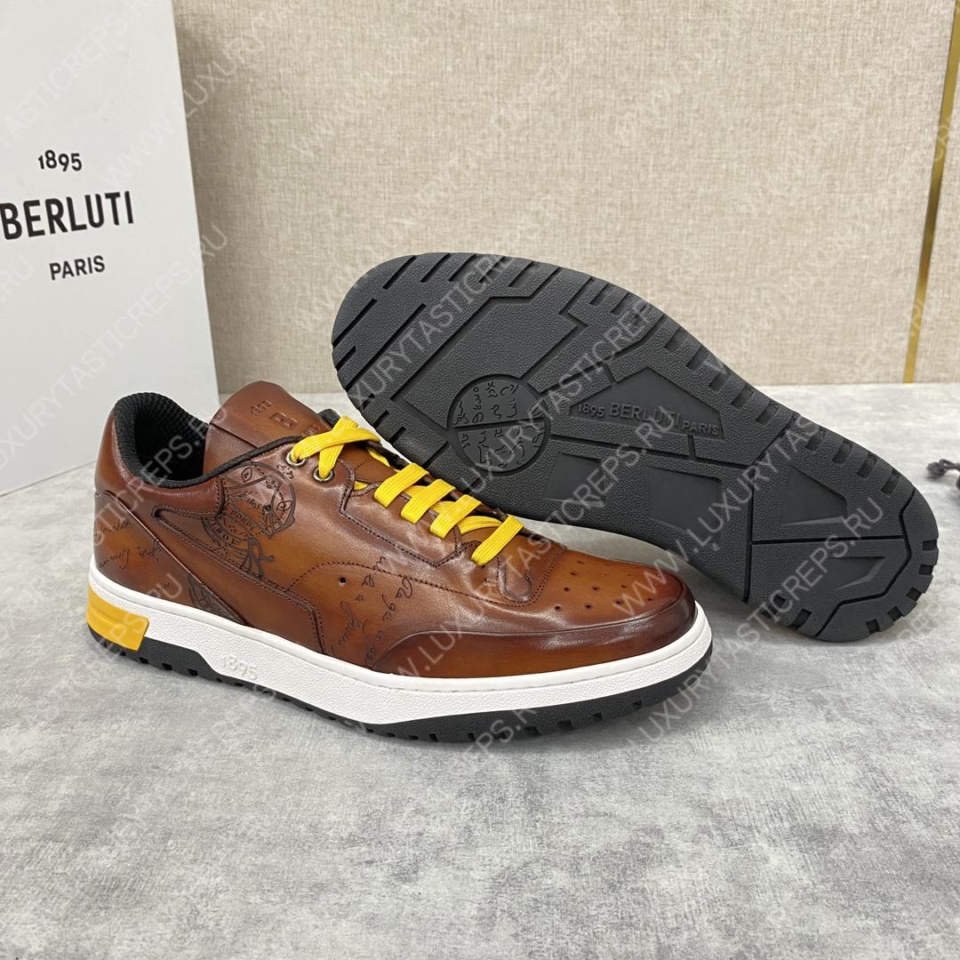 BERLUTI SNEAKERS BROWN S5867