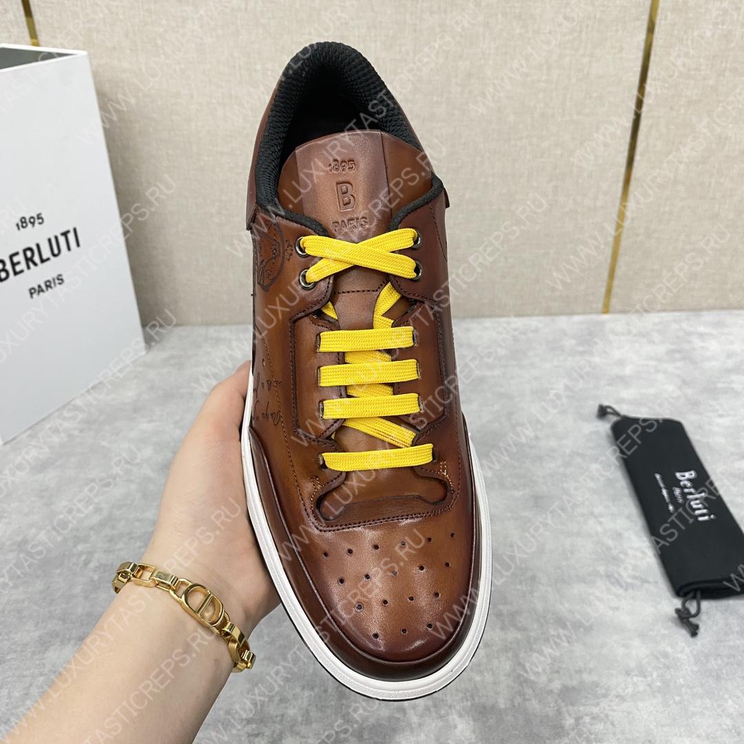 BERLUTI SNEAKERS BROWN S5867