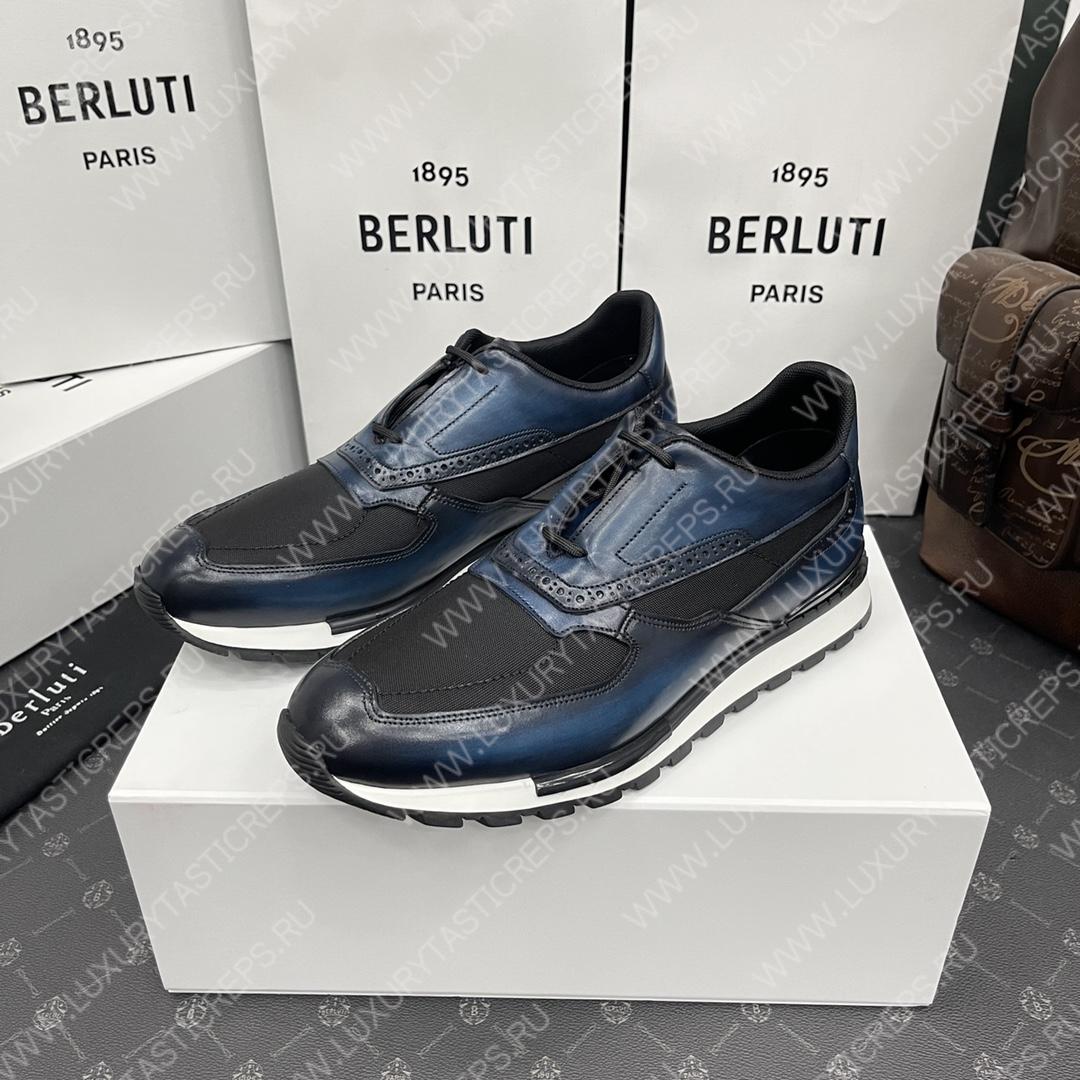 BERLUTI SNEAKERS BLUE S5779