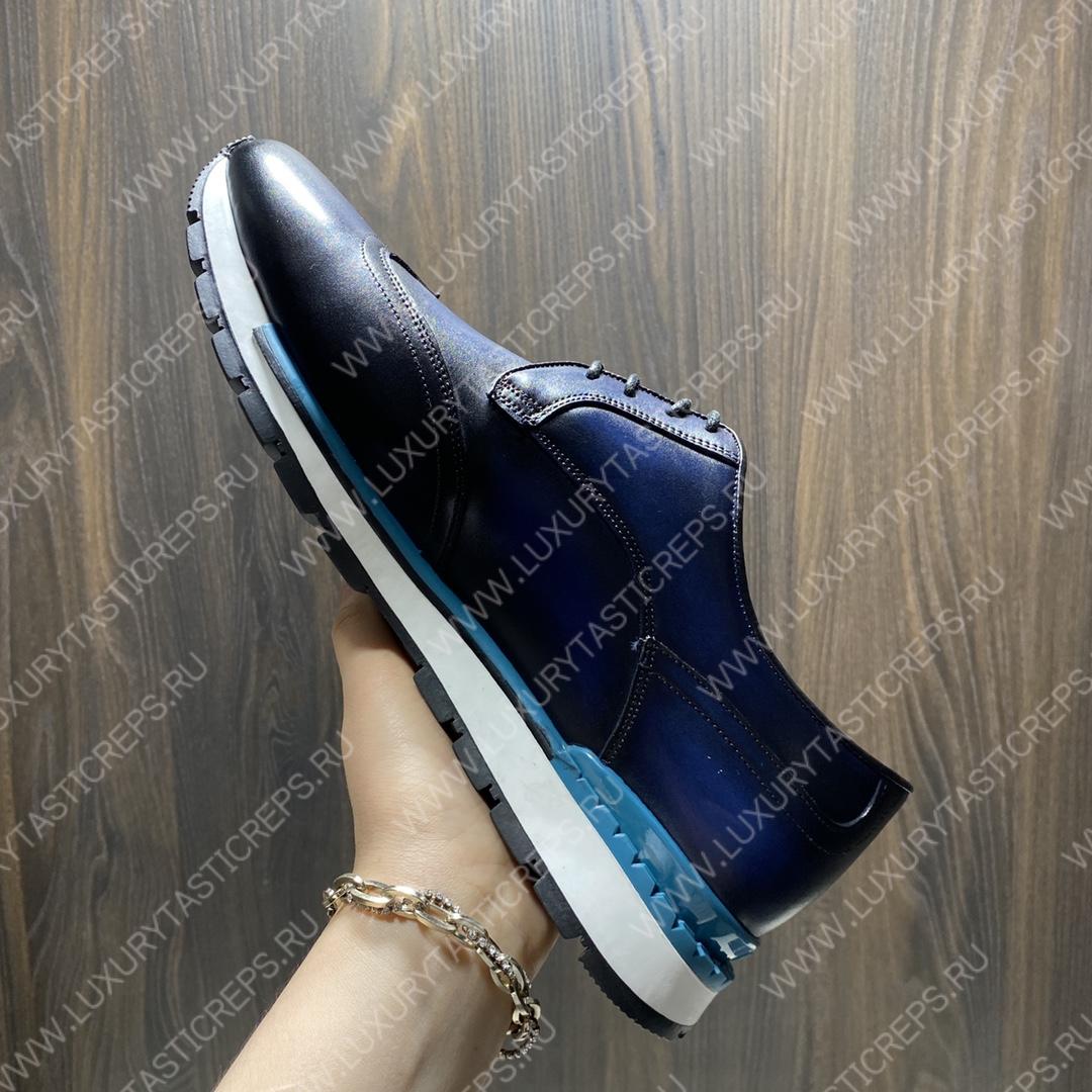 BERLUTI SNEAKERS BLUE S5500