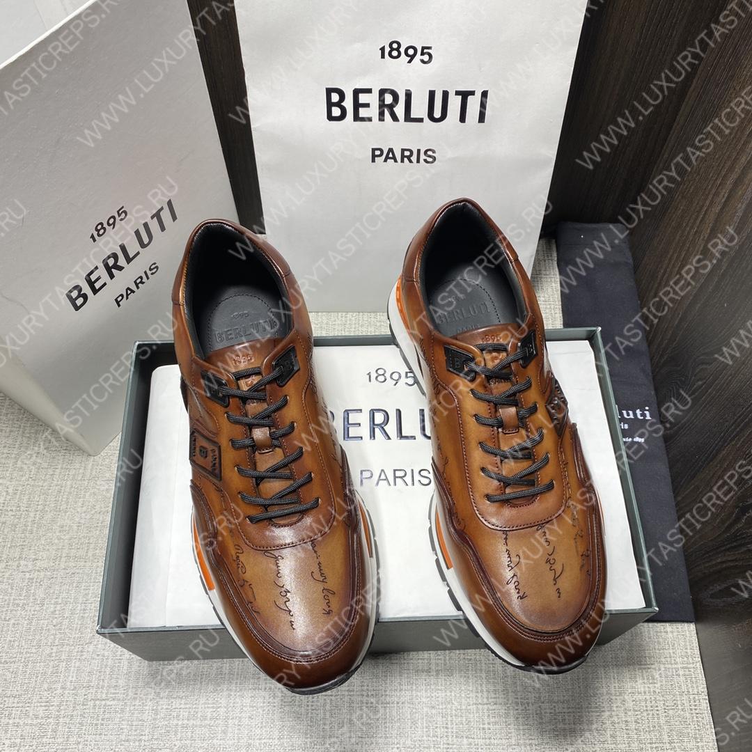 BERLUTI SNEAKERS BROWN S5600