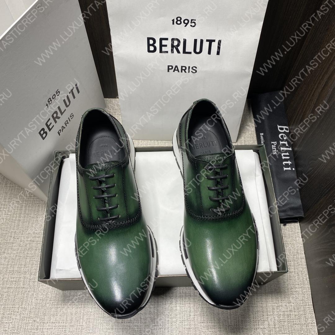 BERLUTI SNEAKERS GREEN S7000