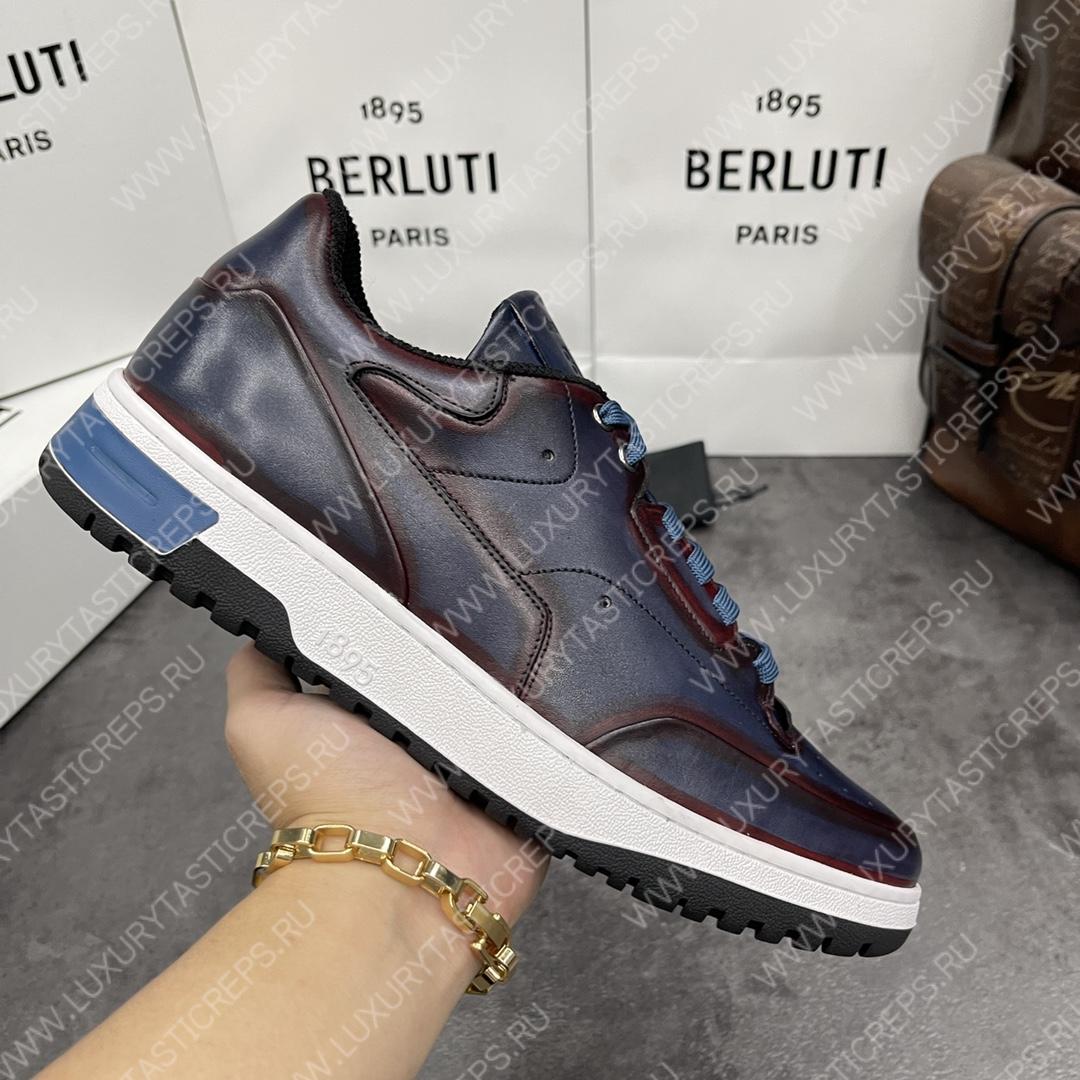 BERLUTI PLAYOFF SNEAKER PALE BLUE S5796-V1